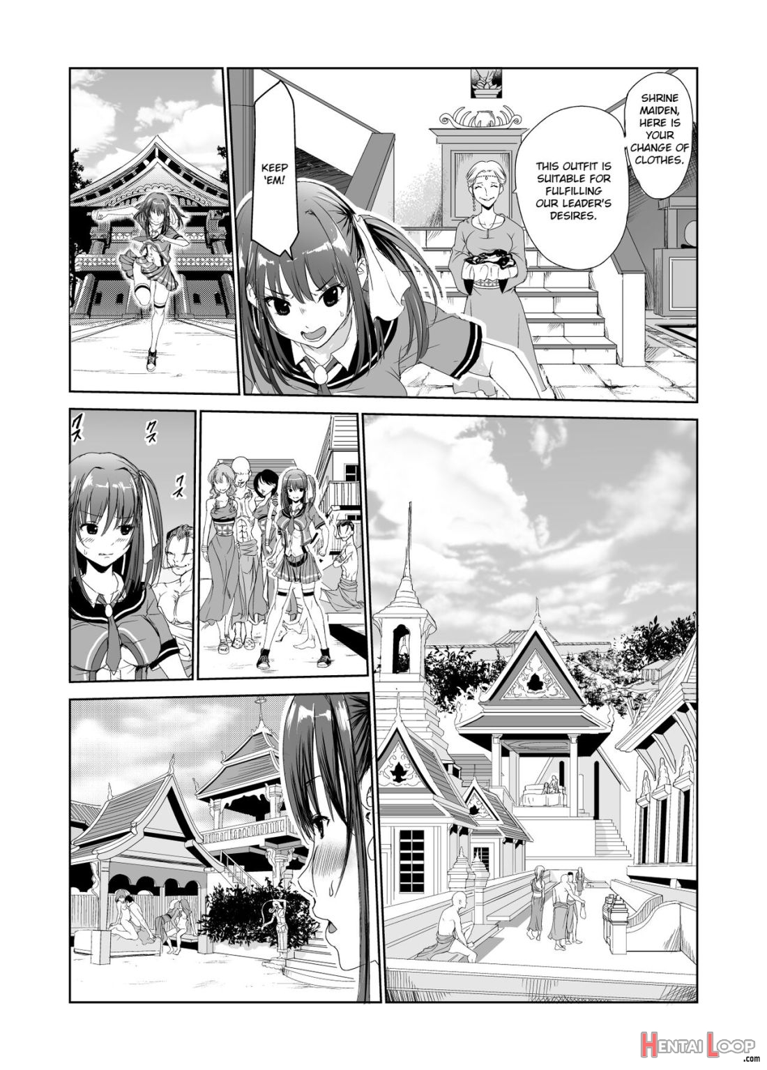 Tsuyagari Mura 2 ~kareshi O Mamoru Tame Hikyou No Mura De Kyousei Gohoushi & Ntr Sex~ page 6