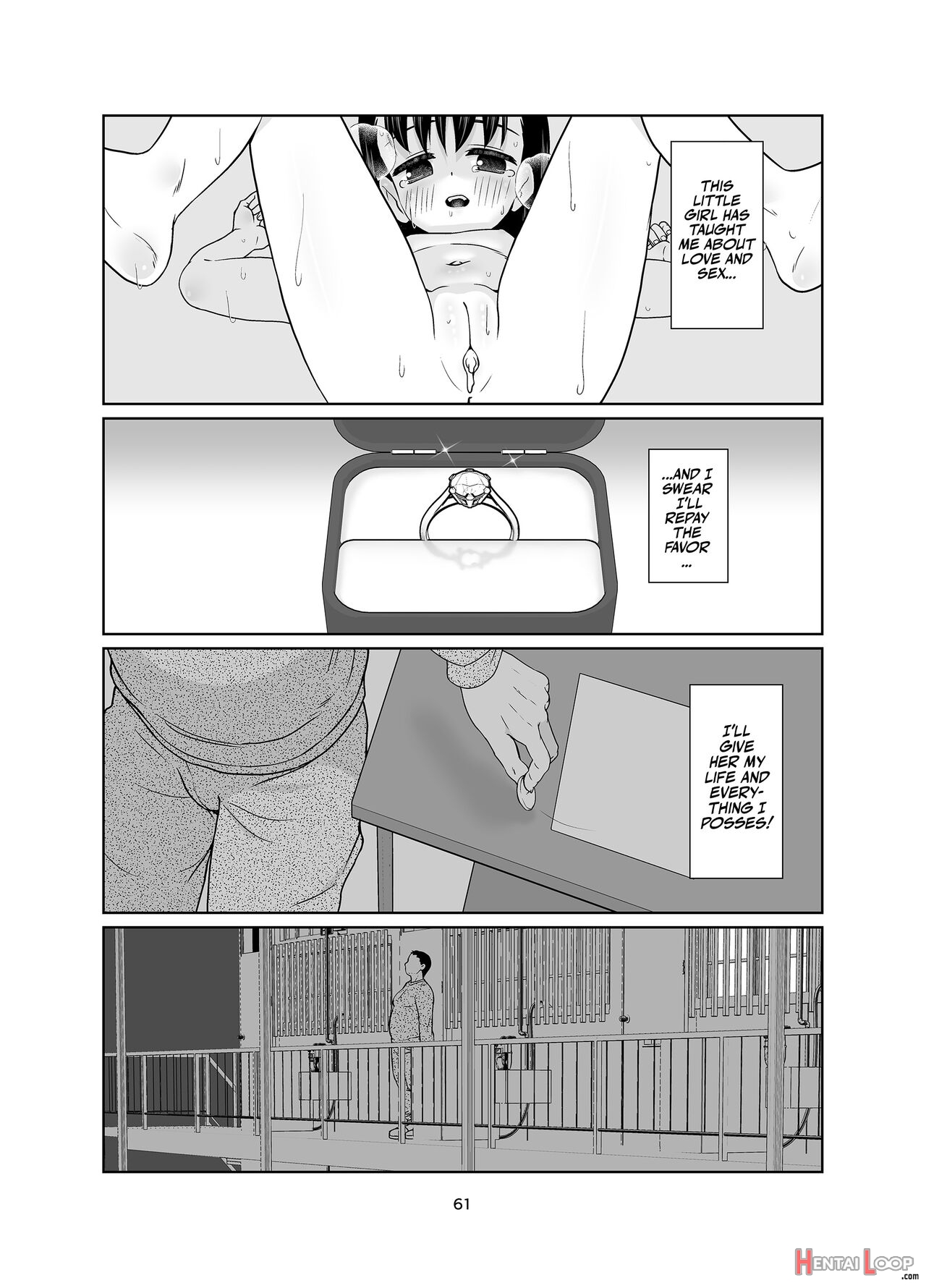 Uneven Tendency: The Case Of The Nine-year-old And Her Lolicon Lover! page 61