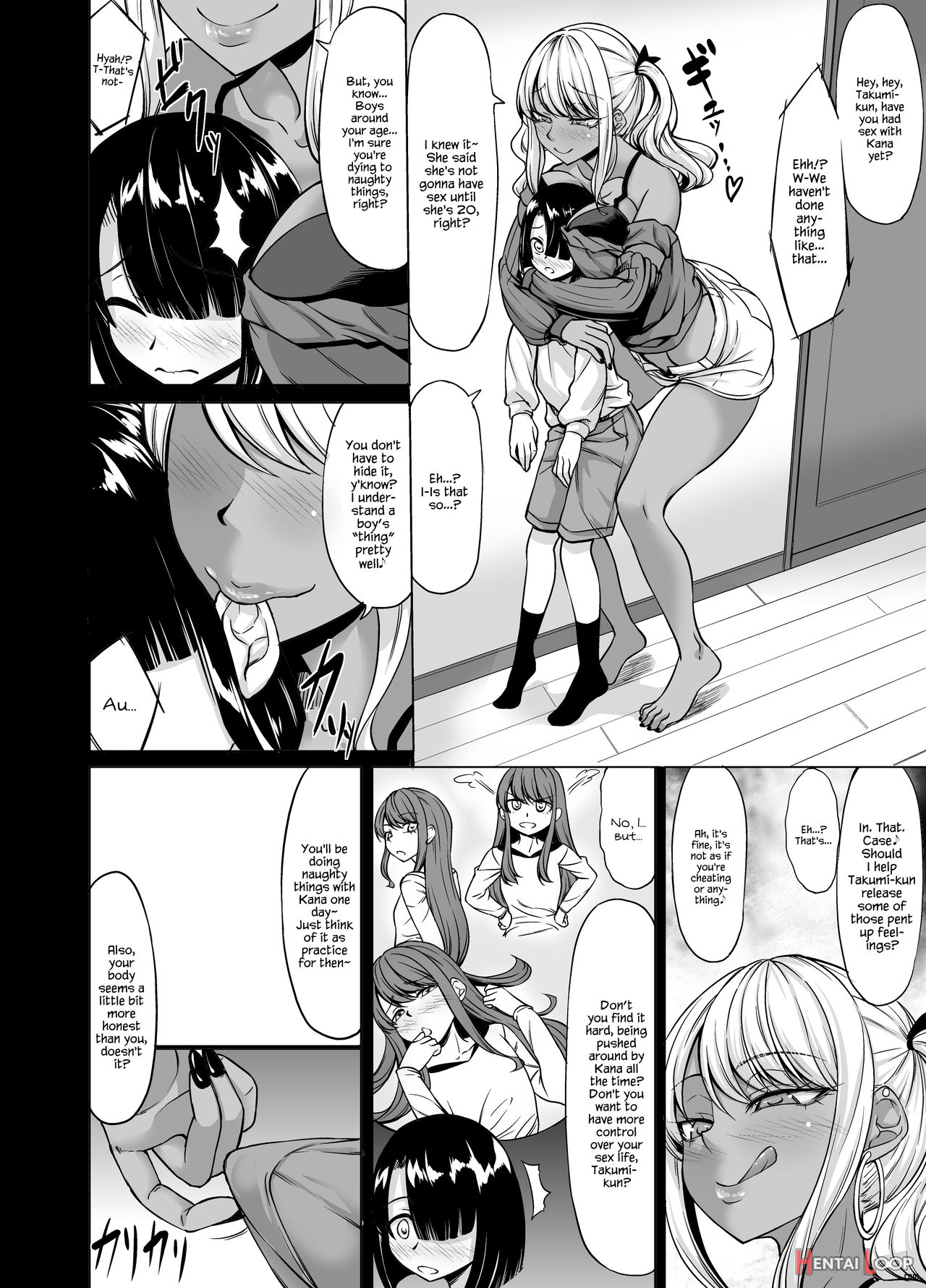 Would You Rather Be With Your A-cup Girlfriend Or A J-cup, Dark Skinned, Gyaru Onee-san? page 10