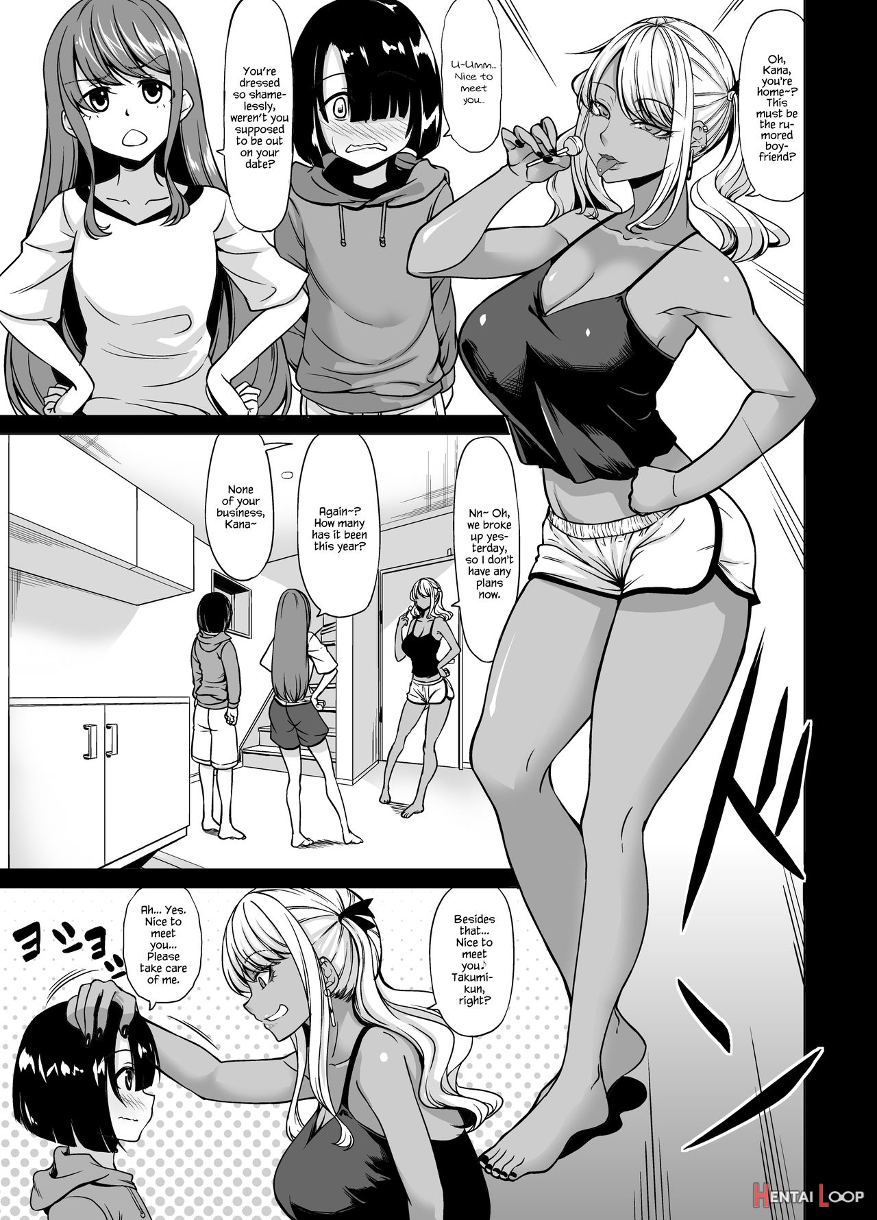 Would You Rather Be With Your A-cup Girlfriend Or A J-cup, Dark Skinned, Gyaru Onee-san? page 5