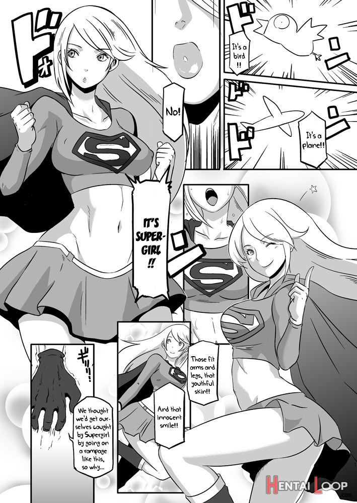You're In A Tight Spot, Power Girl-san! page 1
