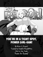 You're In A Tight Spot, Power Girl-san! page 7