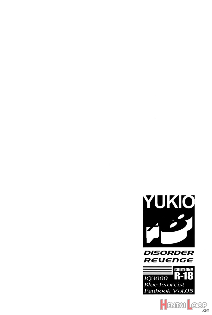 Yukio + 8 Disorder Revenge page 3