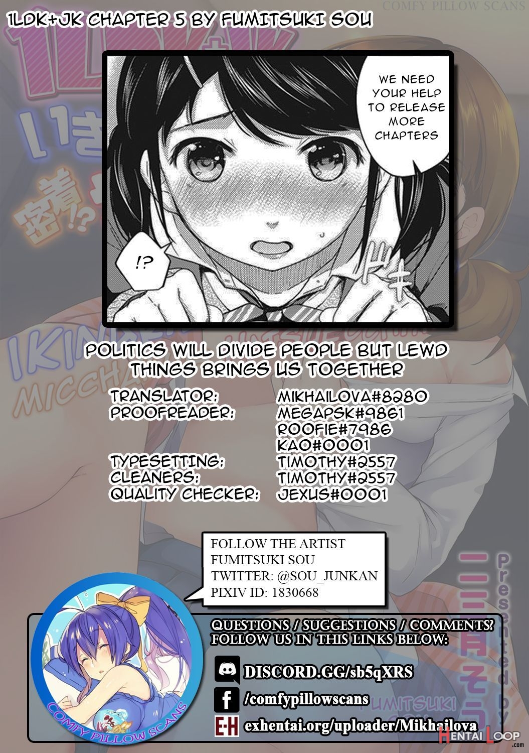 1ldk+jk Ikinari Doukyo? Micchaku!? Hatsu Ecchi!!? Ch. 1-6 page 130