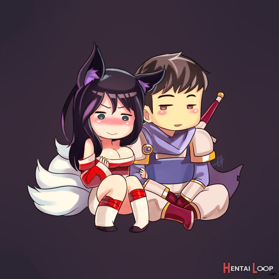 Ahri X Garen page 1