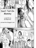 Don’t Tell On Mommy page 1