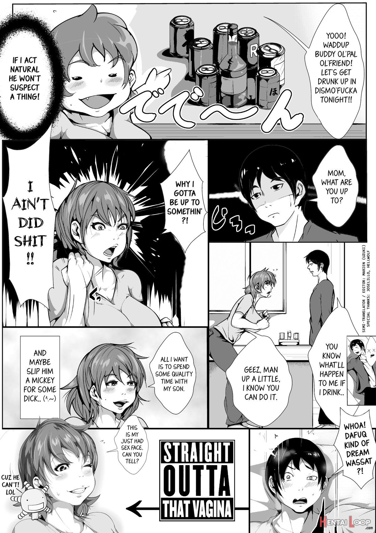 Dosukebe Okaa-san To Musuko No Asedaku Sex page 26