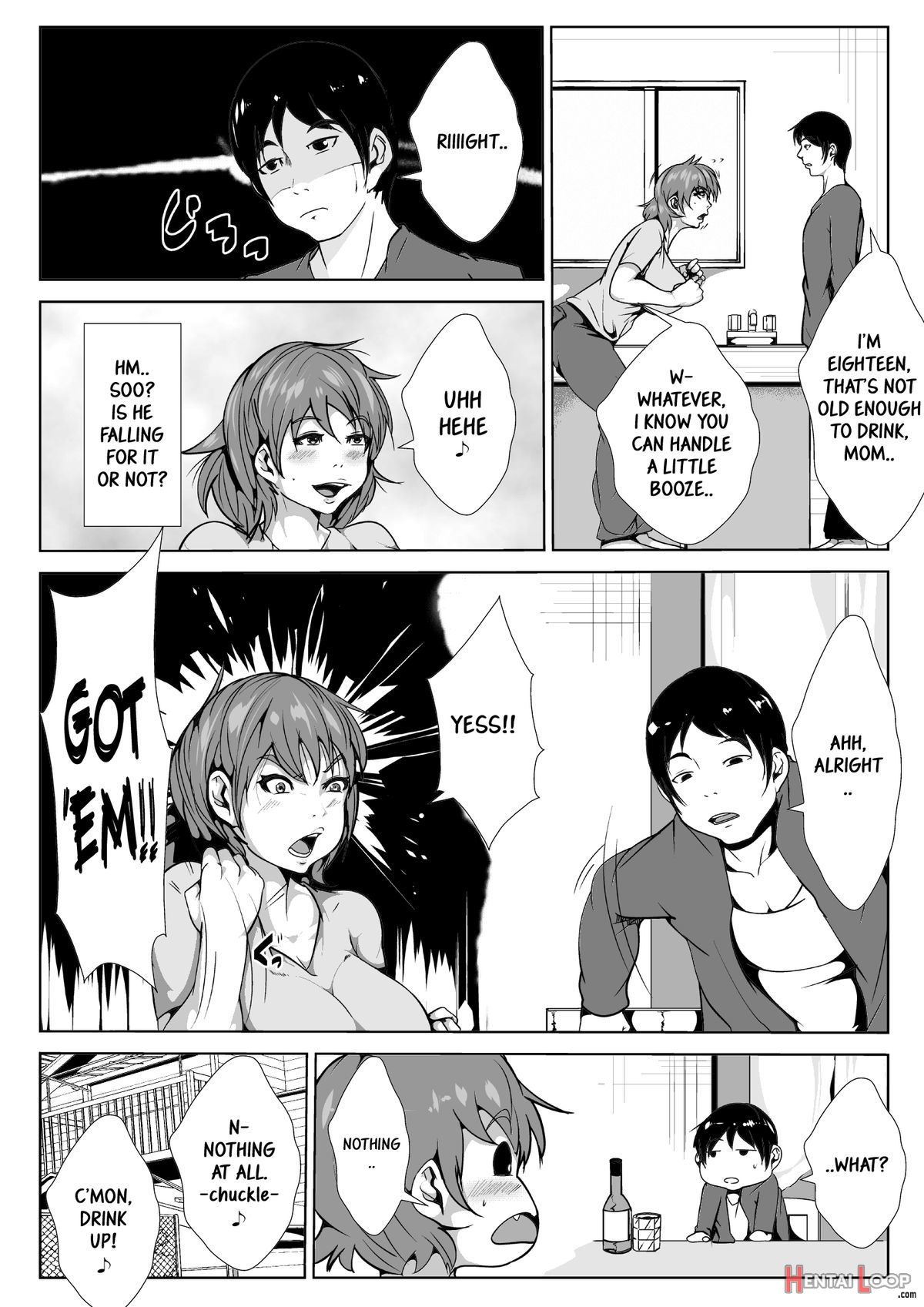 Dosukebe Okaa-san To Musuko No Asedaku Sex page 7