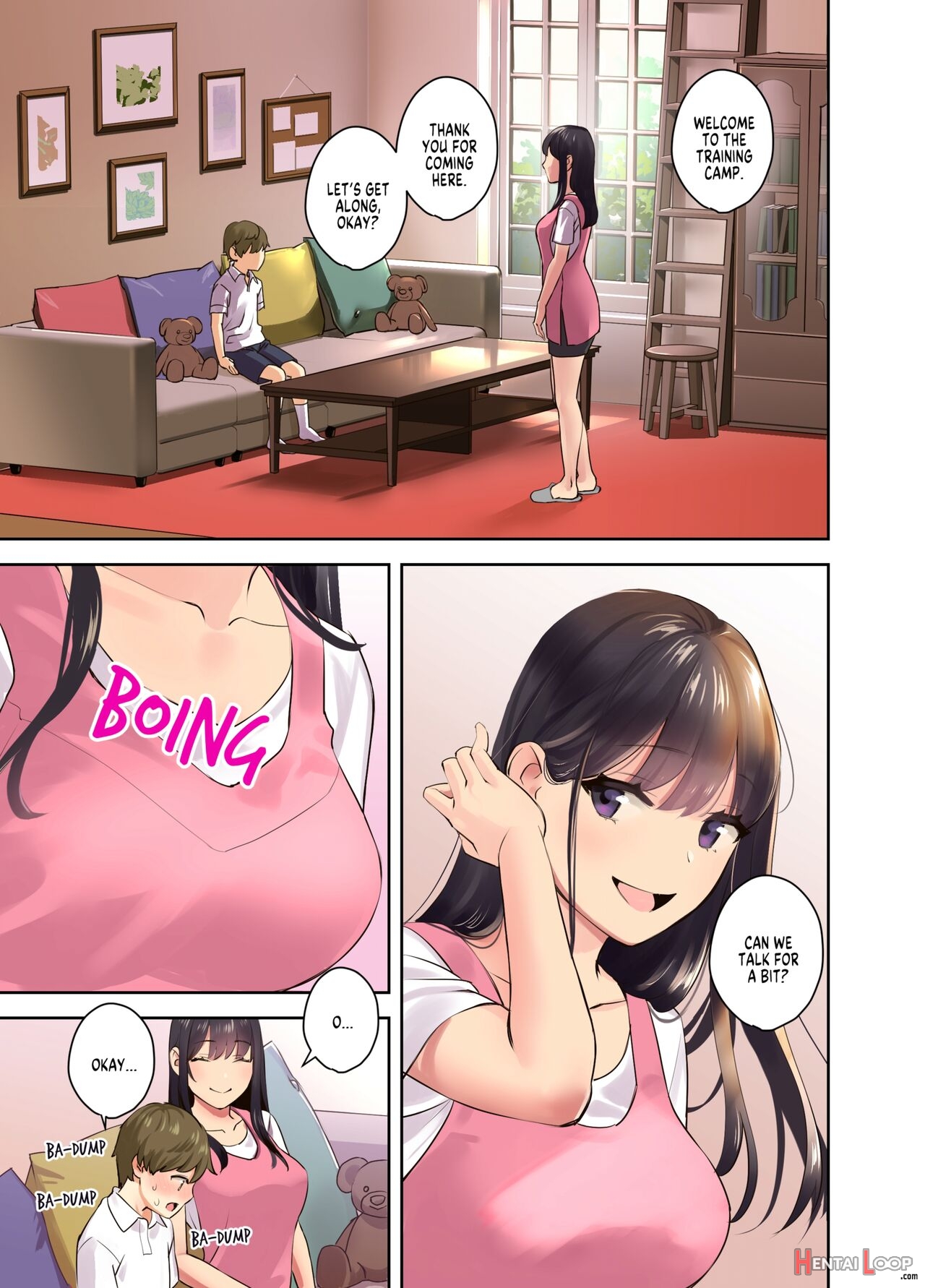 Ecchi Na Onee-san To Tairyoku Zukuri Gasshuku O Suru Hanashi. – Decensored page 7