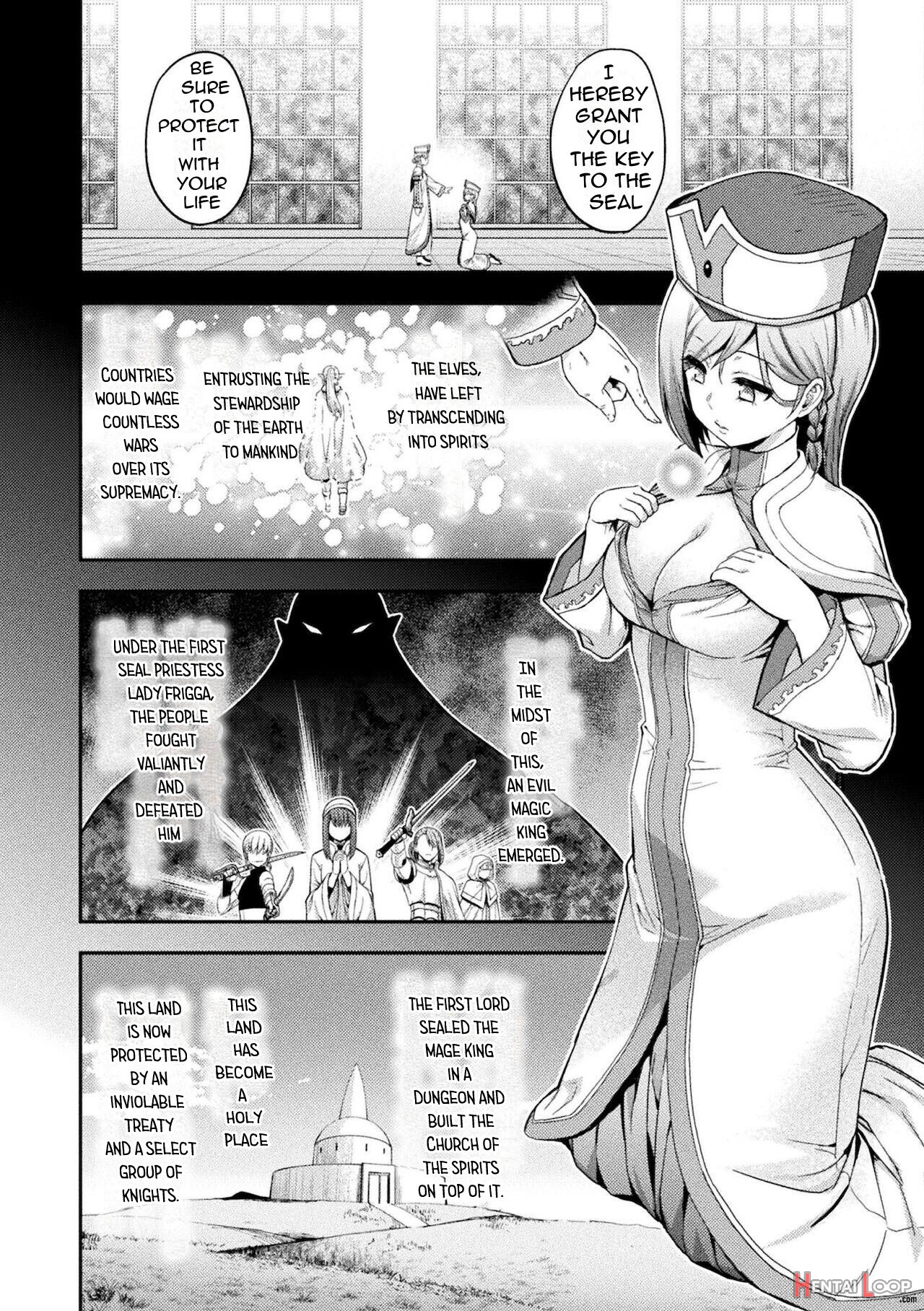 Erona 2 Orc No Inmon Ni Modaeshi Miko No Nare No Hate Niwa "zecchou Kitou" page 2