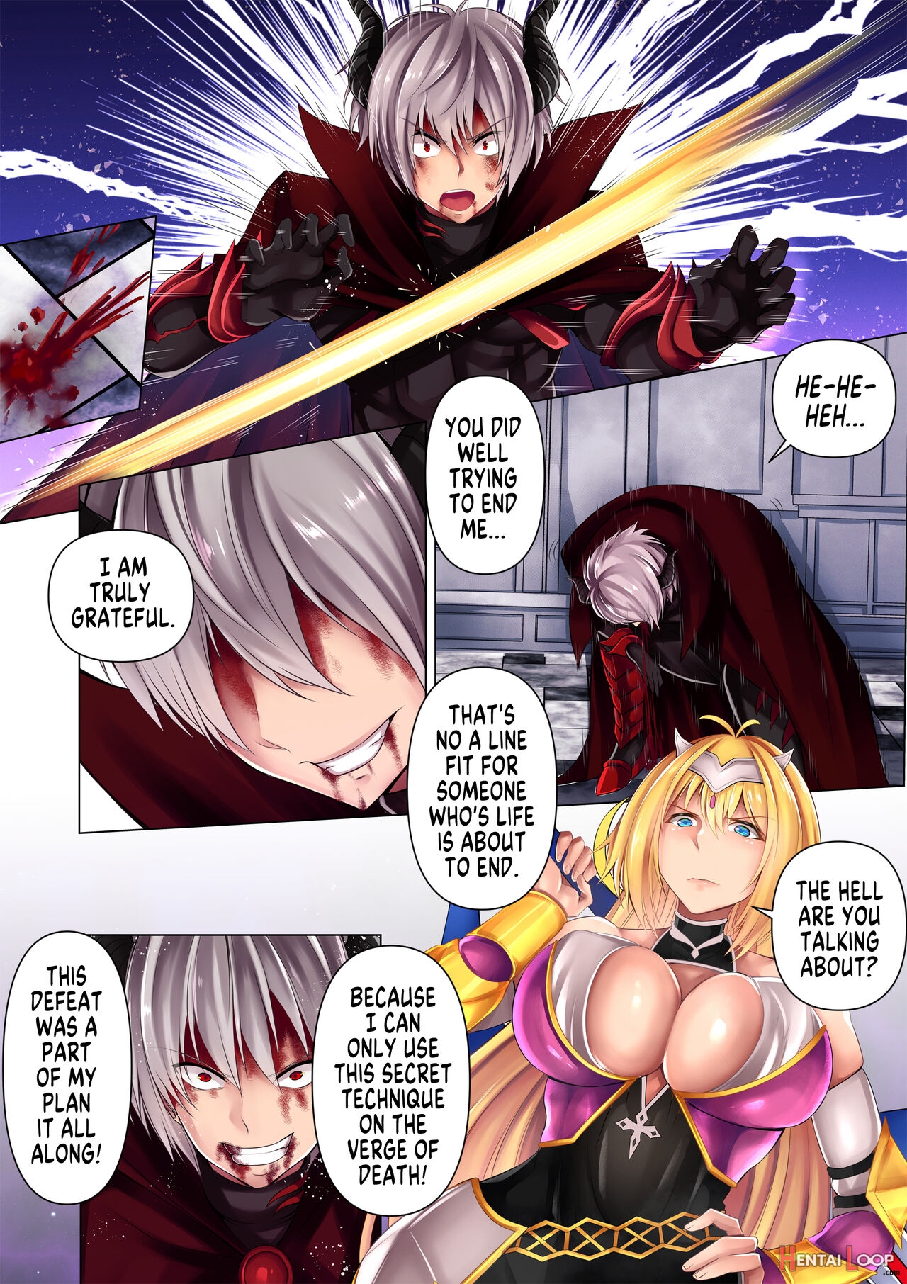 Hero Corruption - How Hero's Body Was Stolen From Her By The Defeated Devil Lord page 6