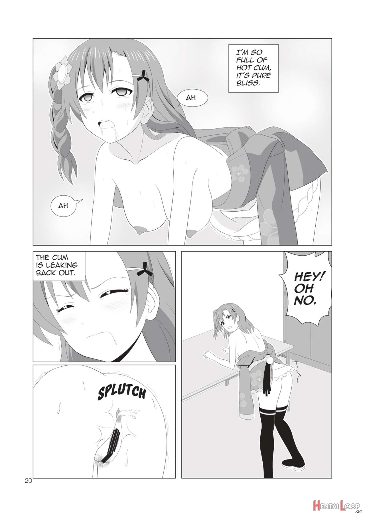 Honoka's First Time Anal page 22