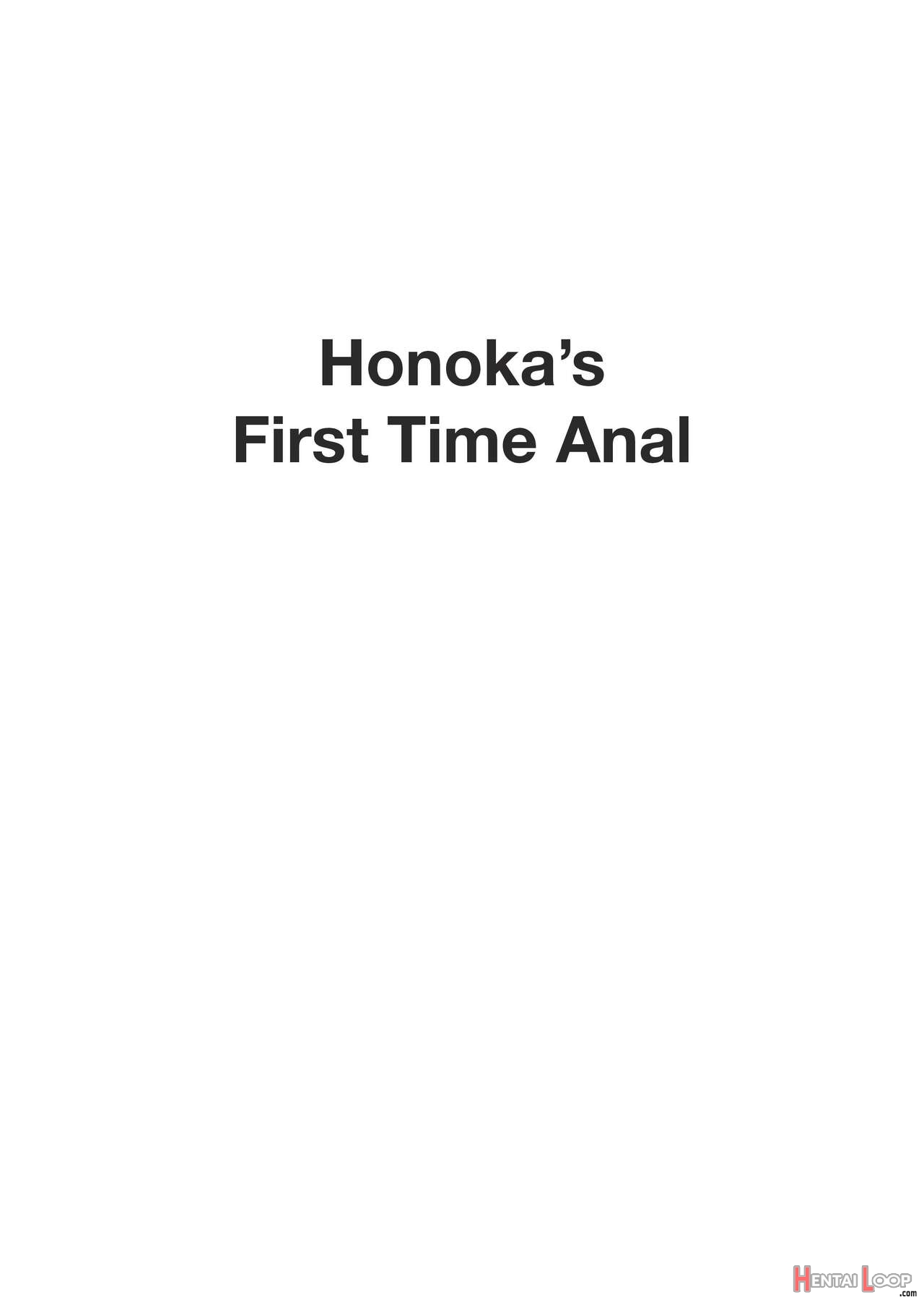 Honoka's First Time Anal page 29