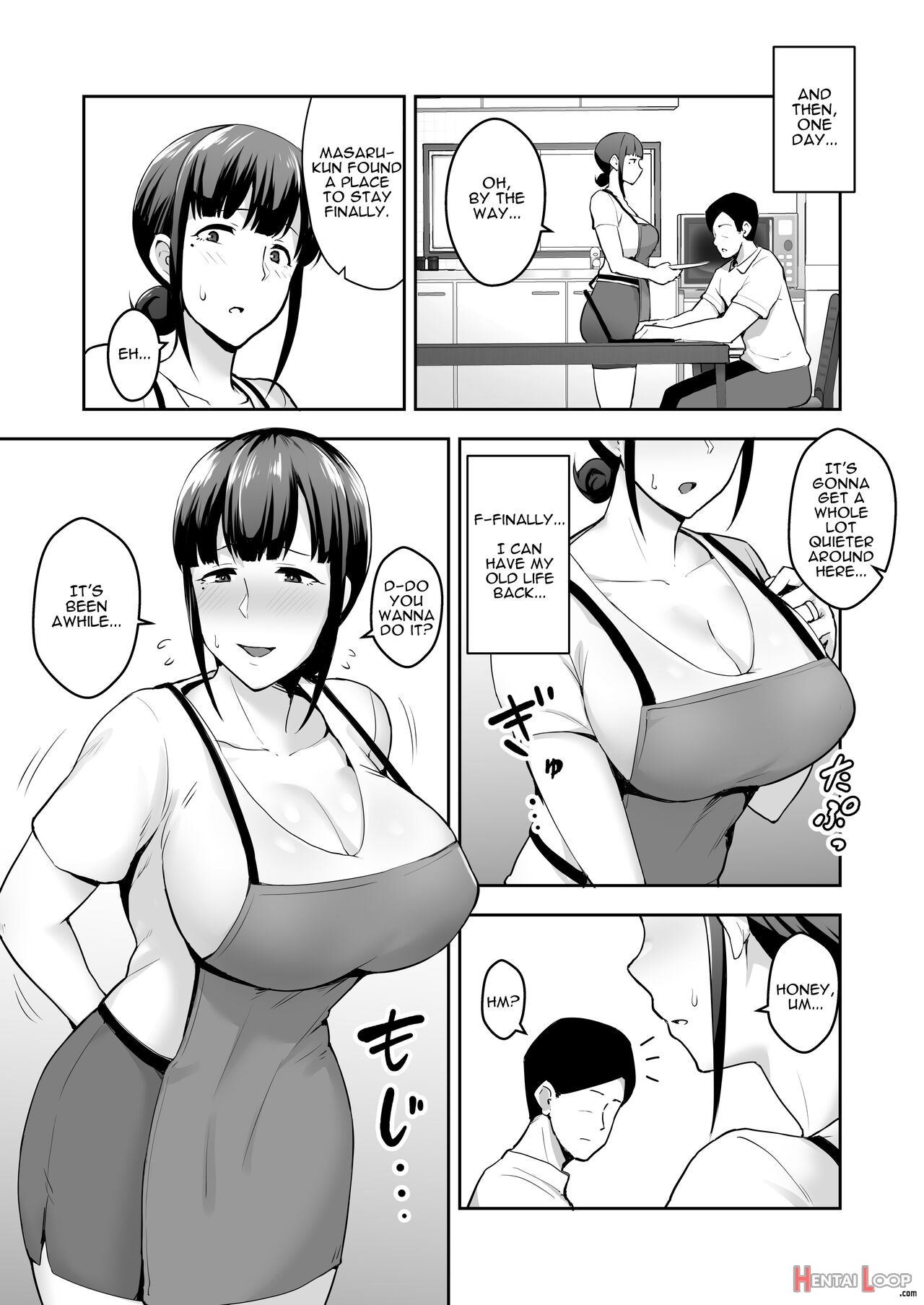 Housewife Ntr Stealing Hitomi - A Prim And Proper Housewife With Big Tits page 23