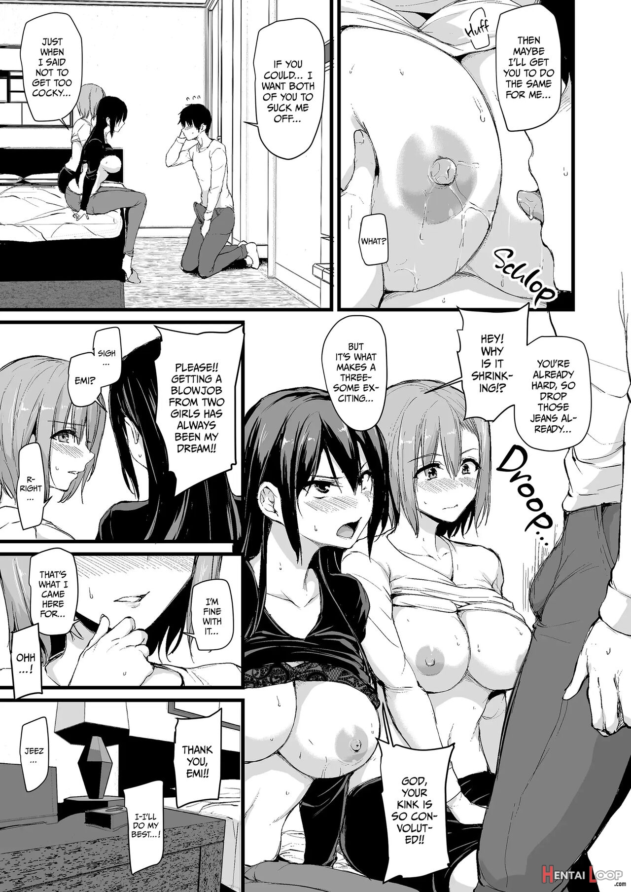 I Can't Get It Up Without Two Pairs Of Big Breast So My Wife Brought Her Friend! page 12