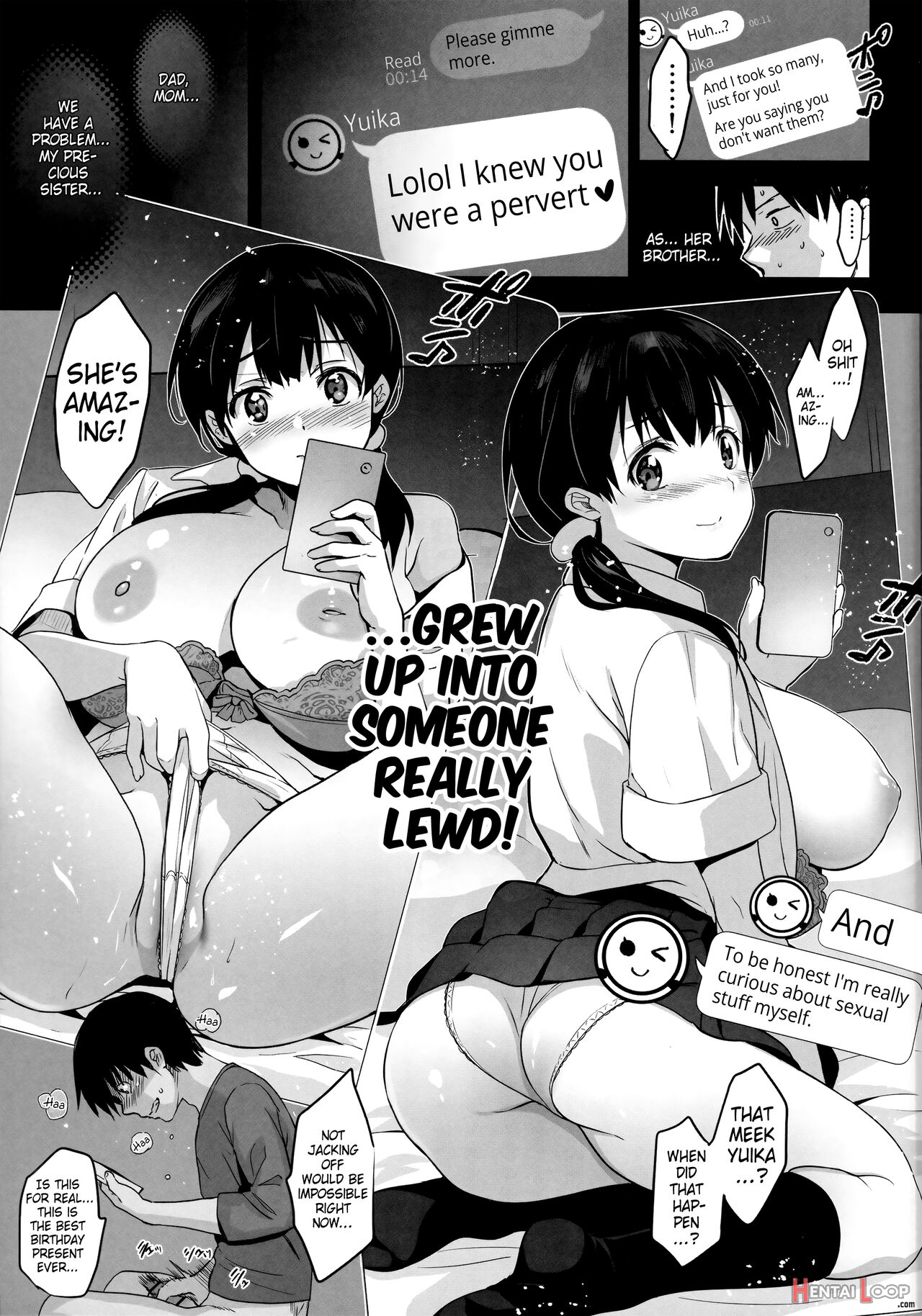 Imouto Ga Boku Ni Taninboux O Okutte Kuru page 12