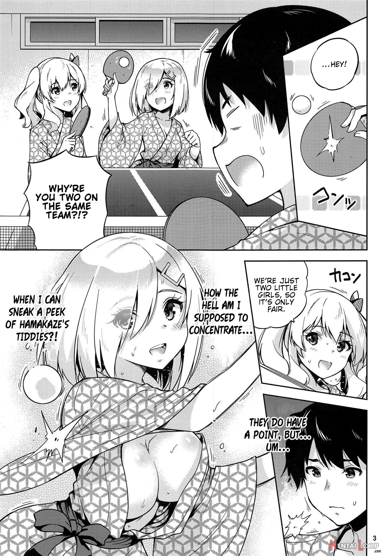 Kashima And Hamakaze In Hotspring Yukatas page 4