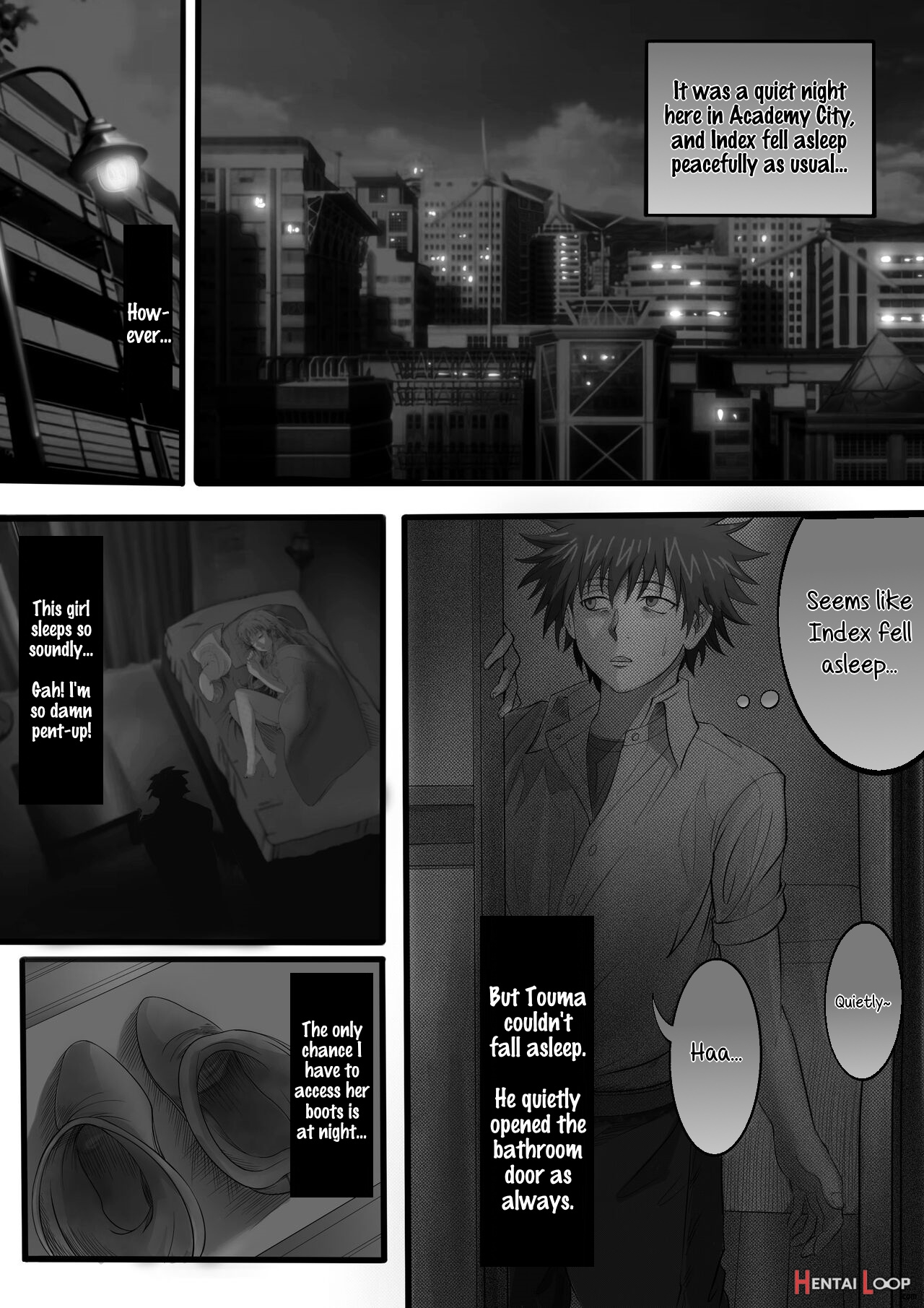 The Daily Life Of Index And Touma Every Night page 2