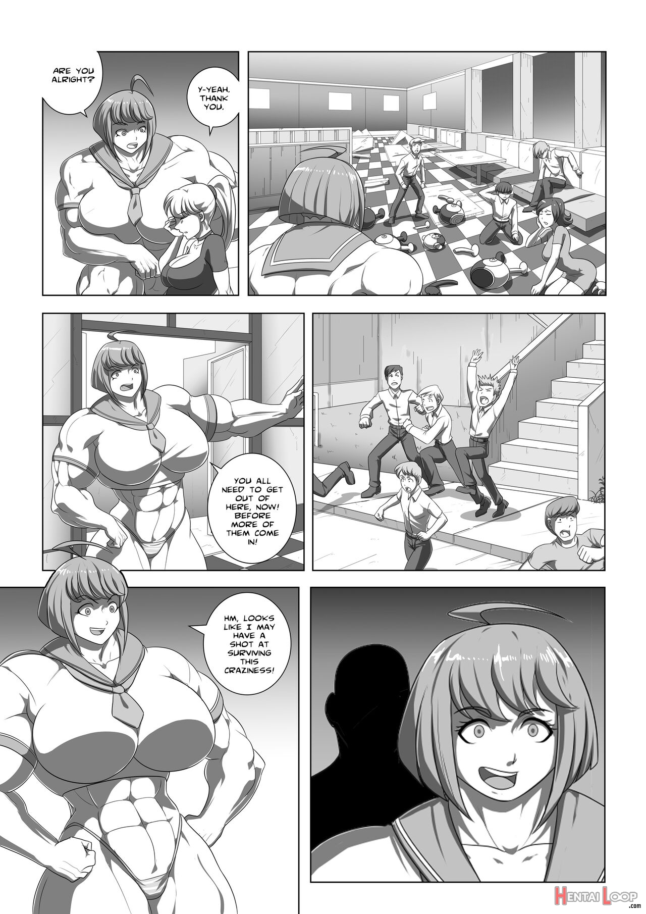 Ultra Muscle Girl page 13