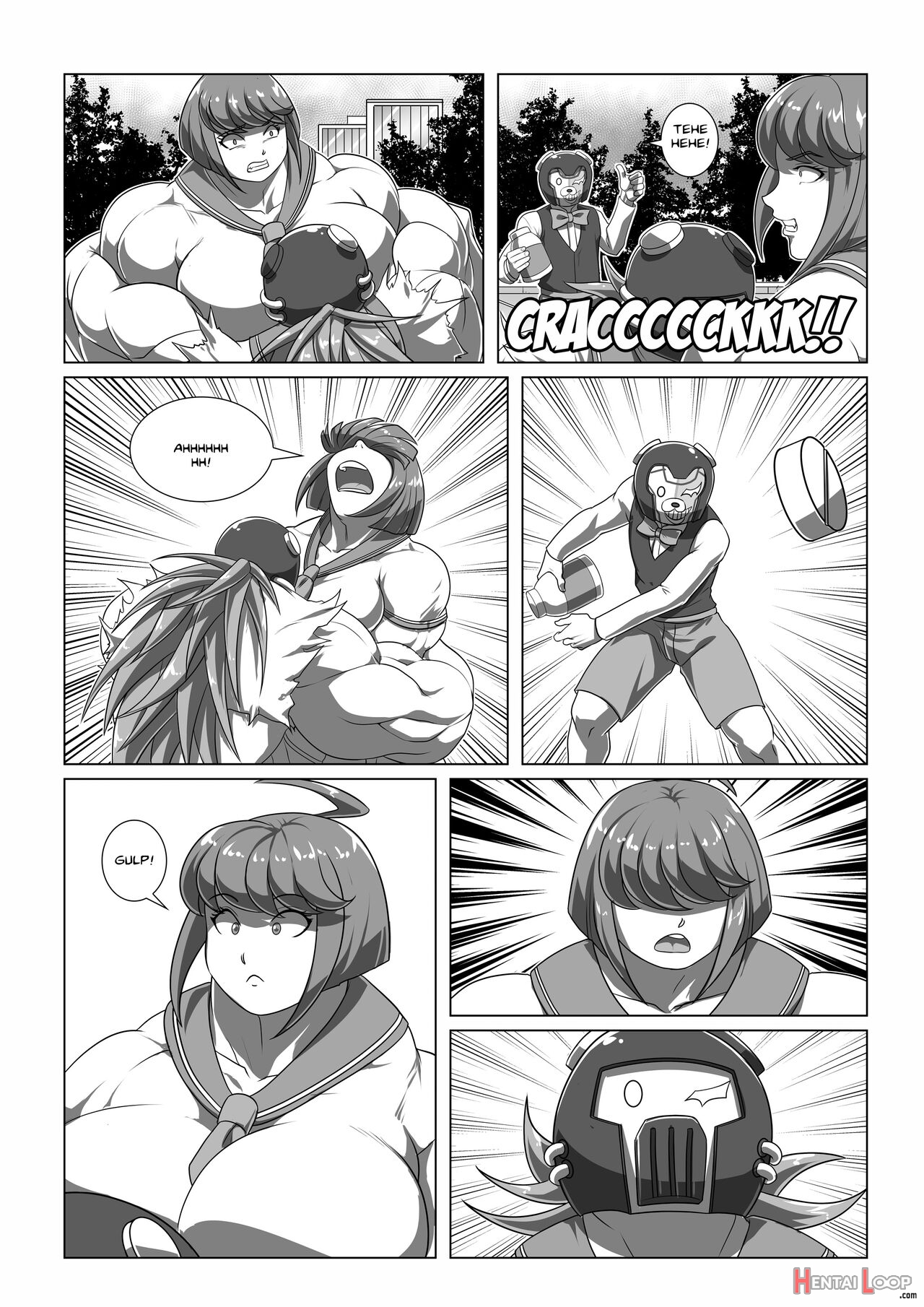 Ultra Muscle Girl page 28