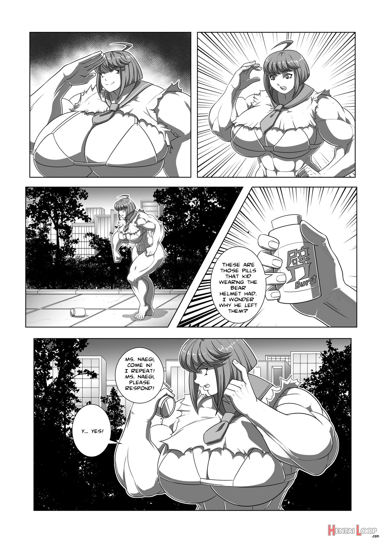 Ultra Muscle Girl page 33