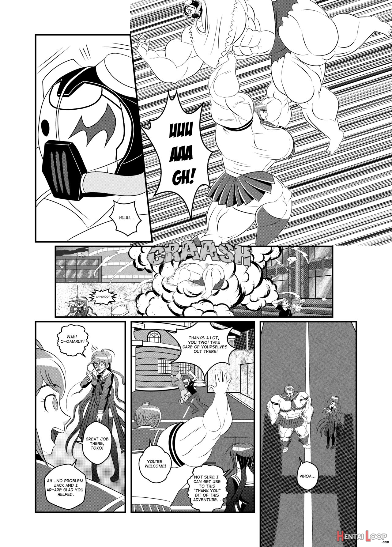 Ultra Muscle Girl page 56