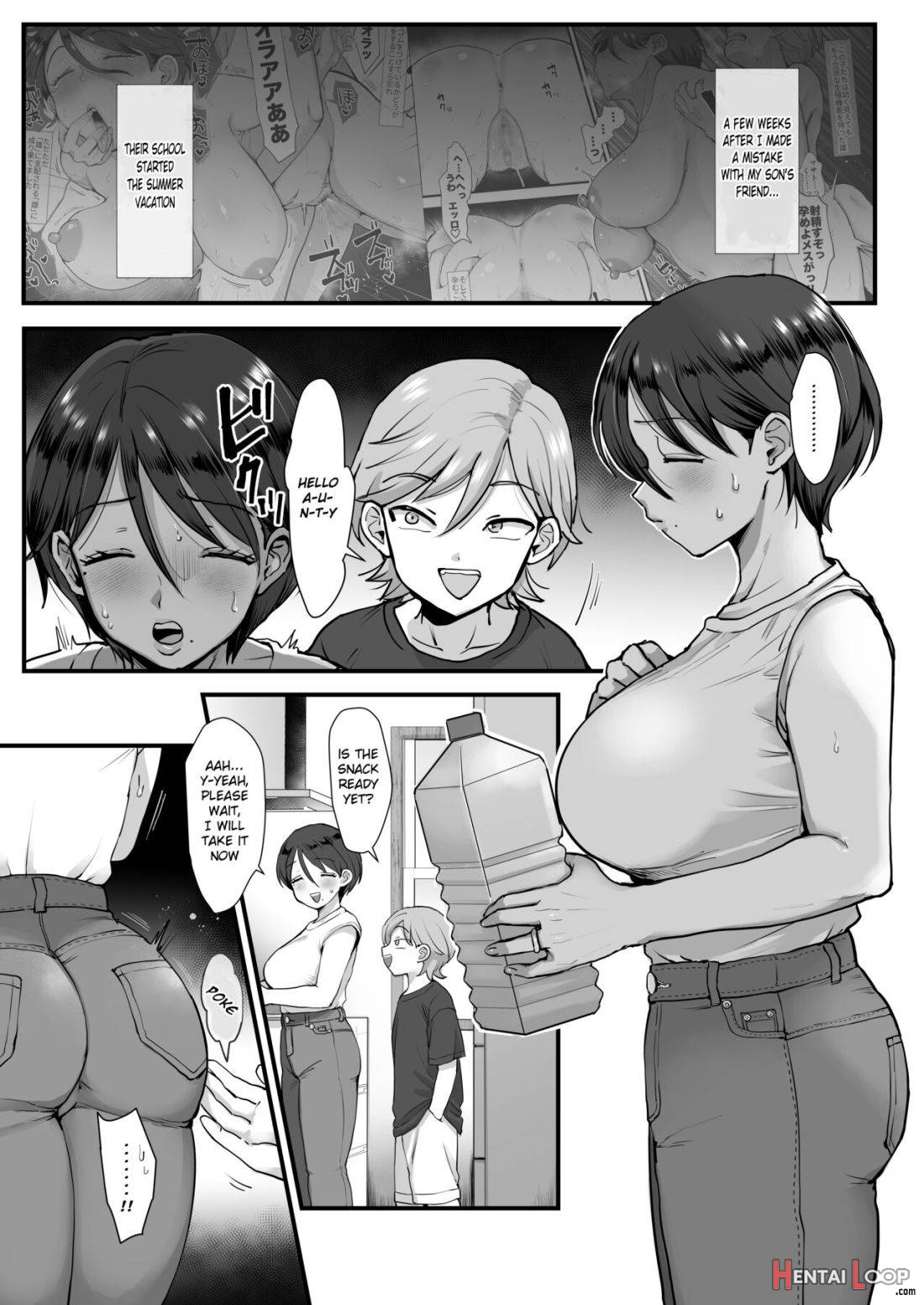 Zoku Hosome Ottori Kyonyuu Mama -a Narrow-eyed Gentle Big-breasted Mama 2 page 2