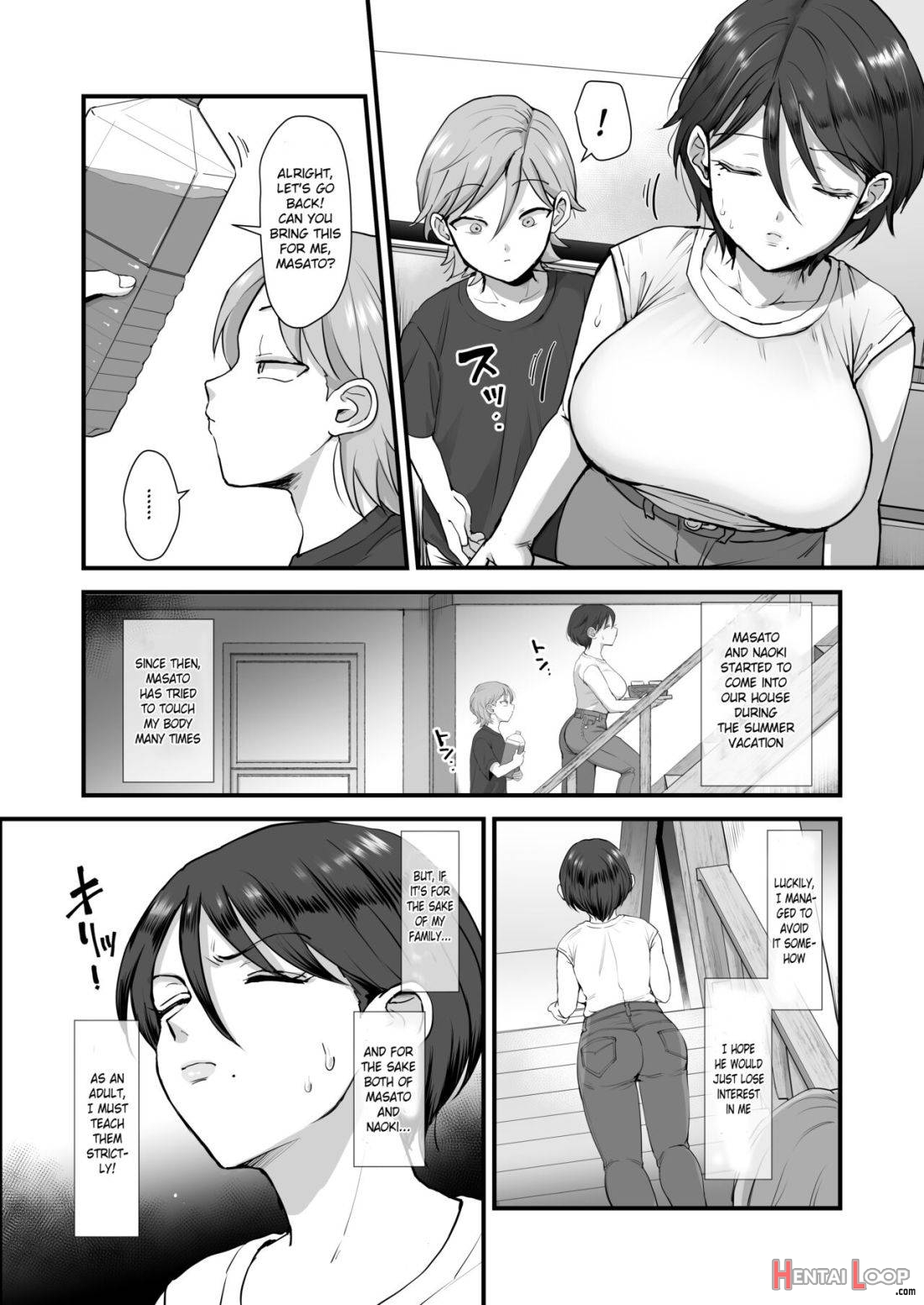 Zoku Hosome Ottori Kyonyuu Mama -a Narrow-eyed Gentle Big-breasted Mama 2 page 3