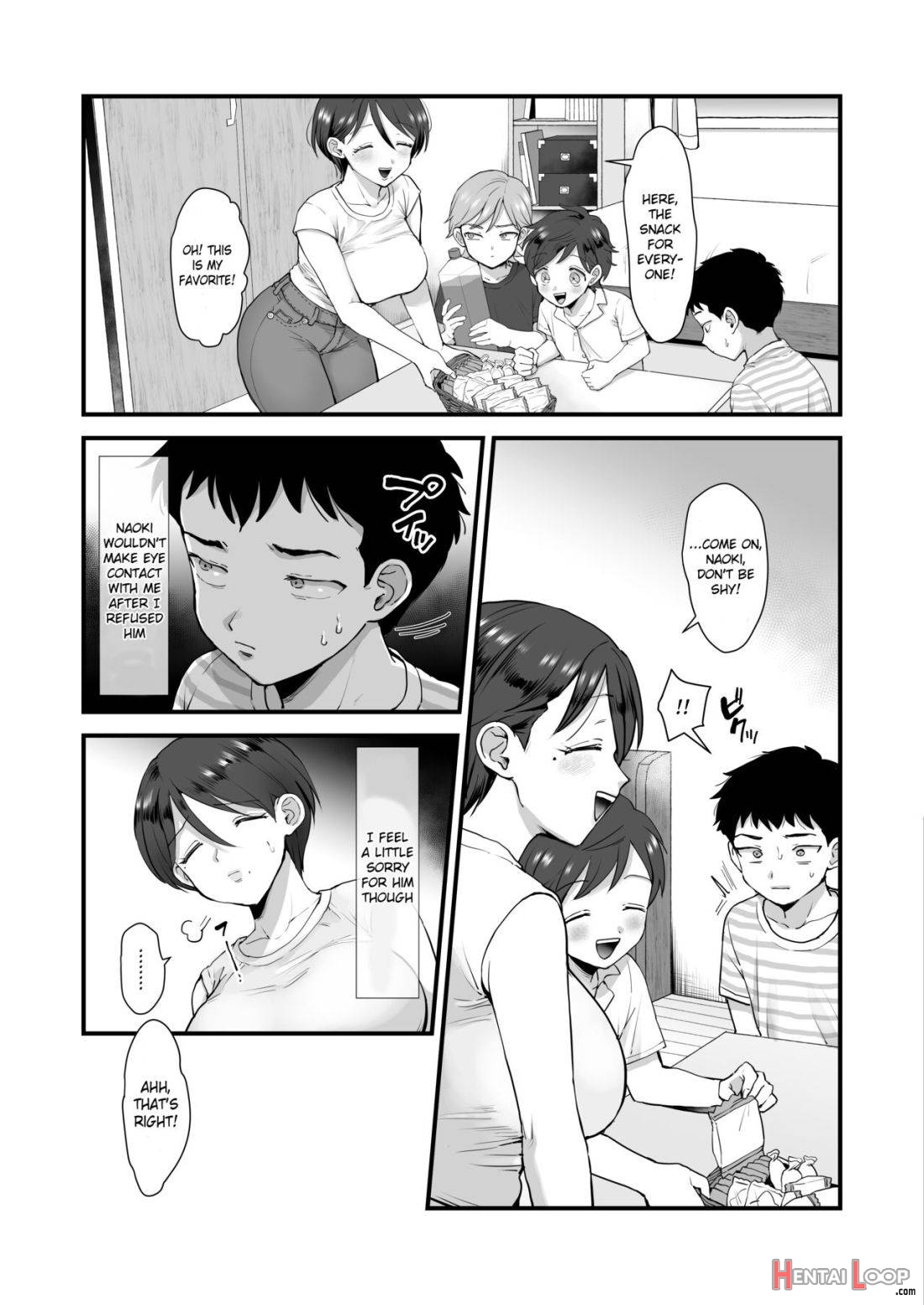 Zoku Hosome Ottori Kyonyuu Mama -a Narrow-eyed Gentle Big-breasted Mama 2 page 4