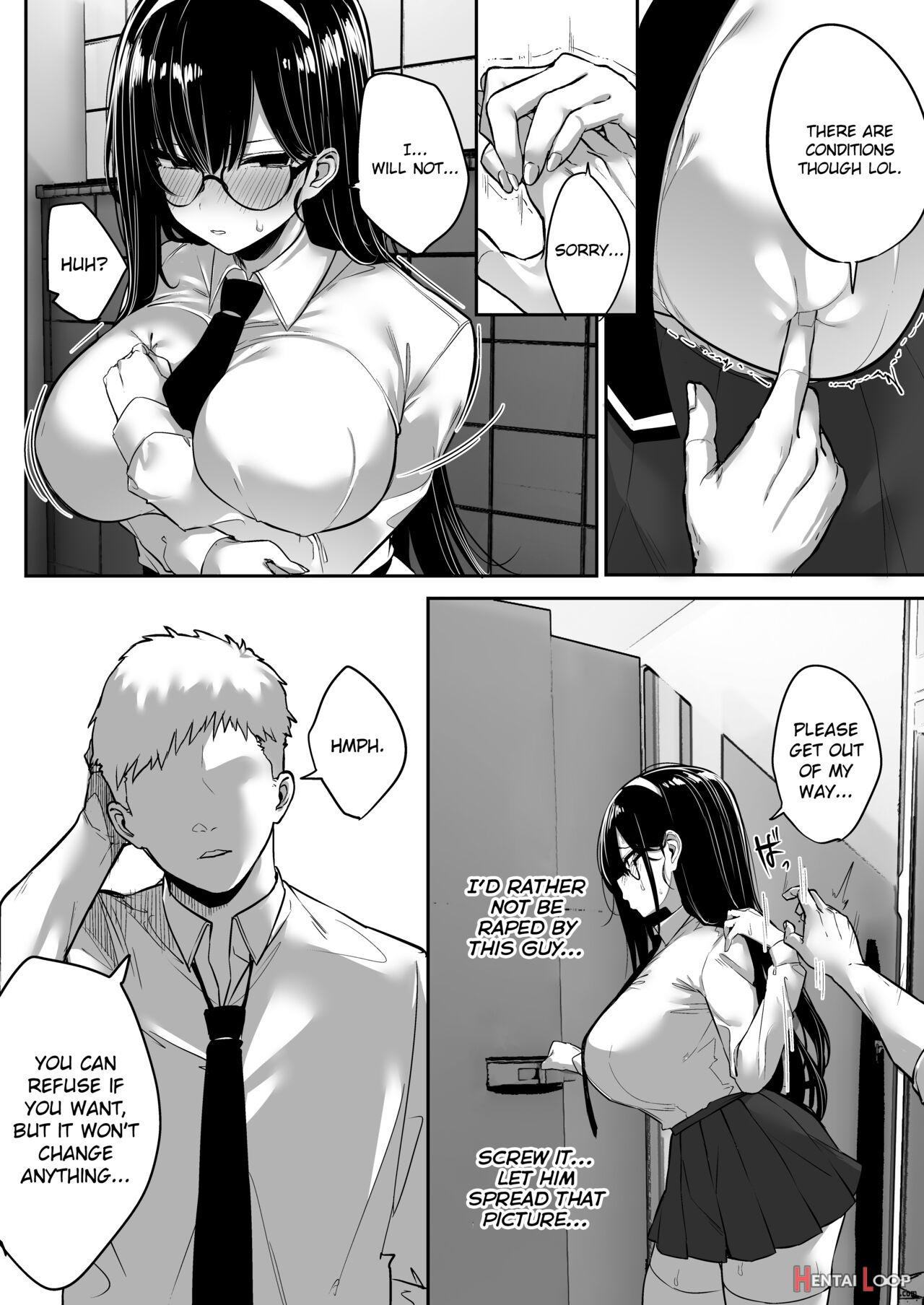 Weak-willed Girlfriend Swept Away And Ntr'ed. page 15