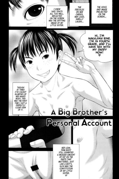 A Big Brother's Personal Account page 1