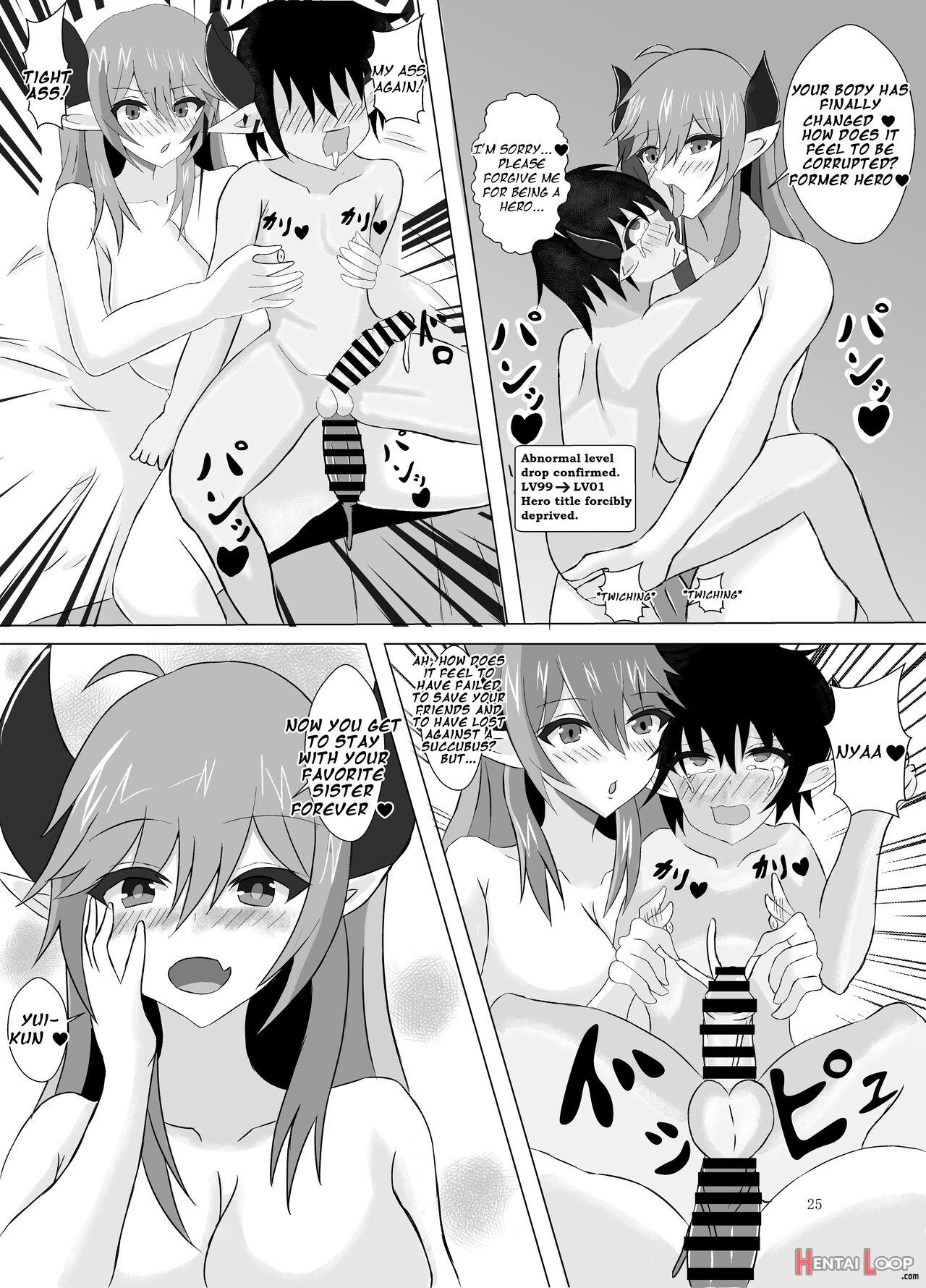 A Succubus-mimicking Slime Rapes A Shota Hero page 25