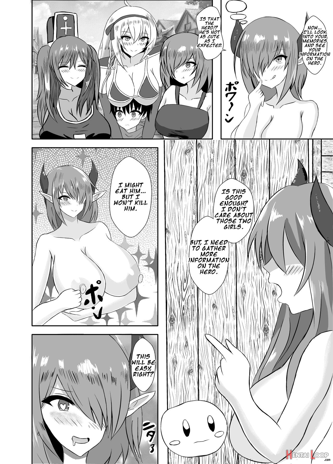 A Succubus-mimicking Slime Rapes A Shota Hero page 6