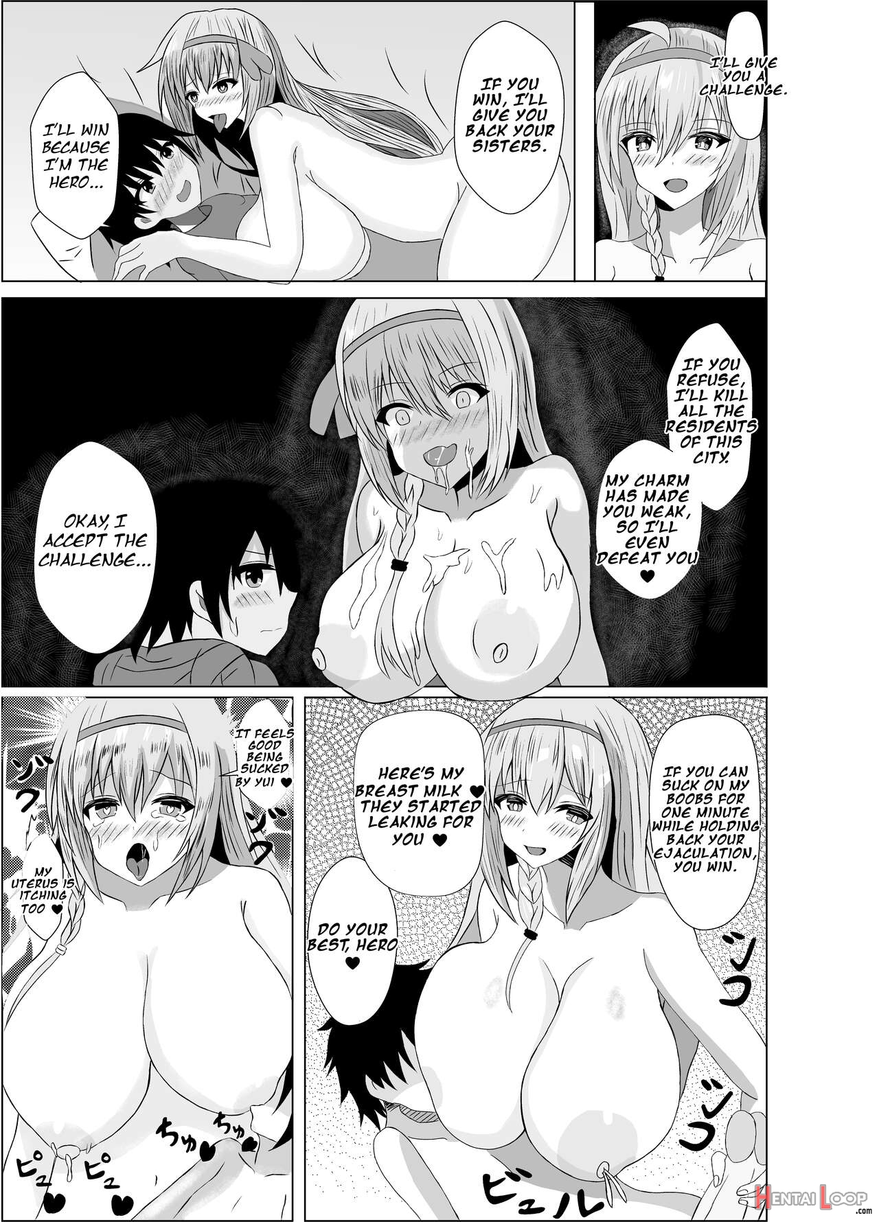 A Succubus-mimicking Slime Rapes A Shota Hero page 9