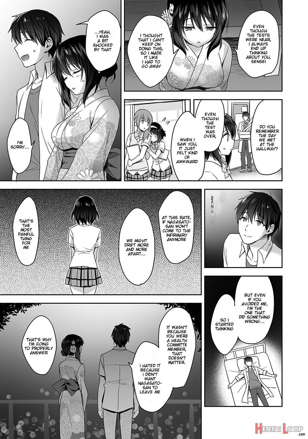 Amayakashi Jouzu No Nagasato-san ~hokenshitsu De Yoshi Yoshi Ecchi!~ Ch. 4 page 12