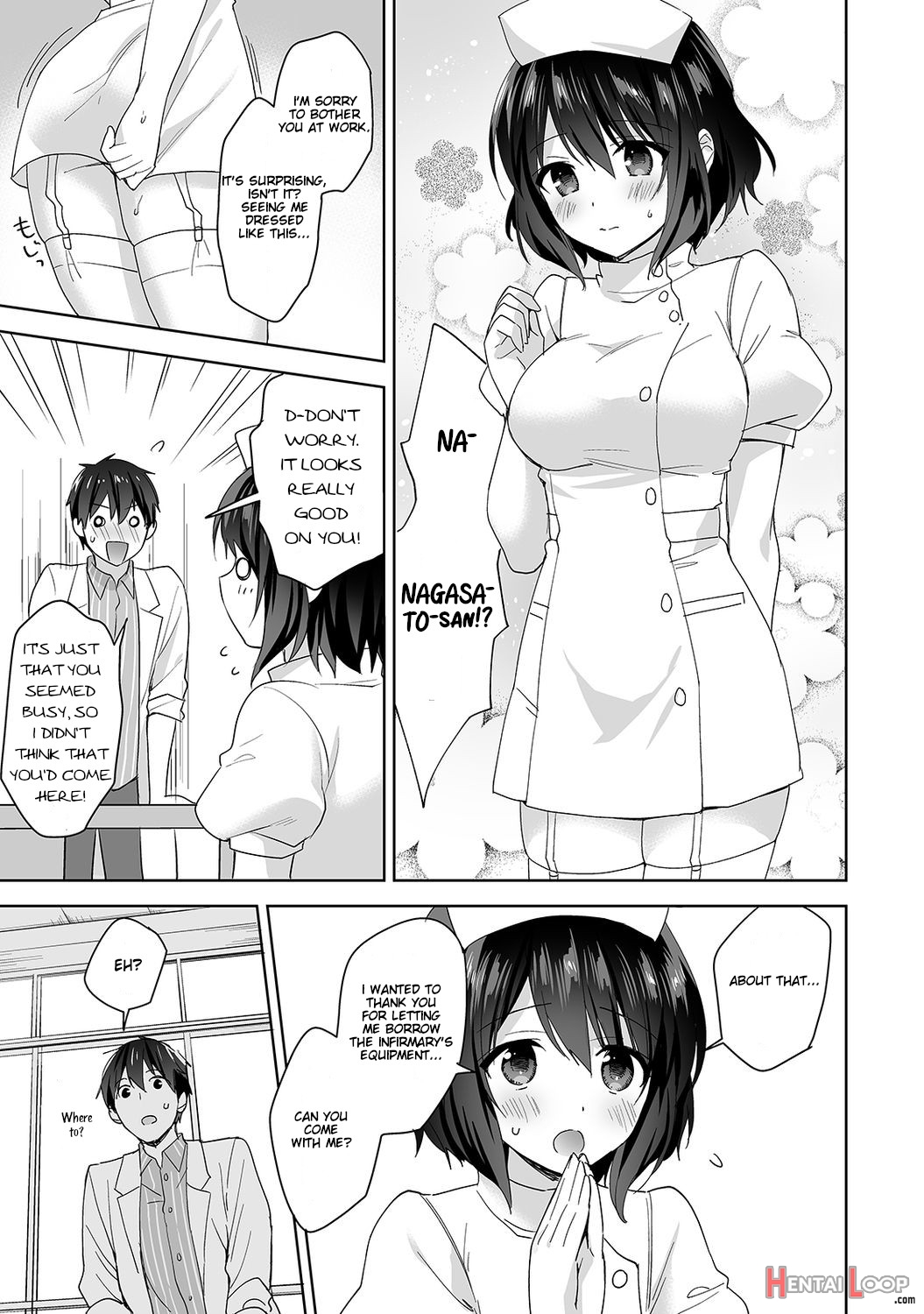 Amayakashi Jouzu No Nagasato-san ~hokenshitsu De Yoshi Yoshi Ecchi!~ Ch. 6 page 4