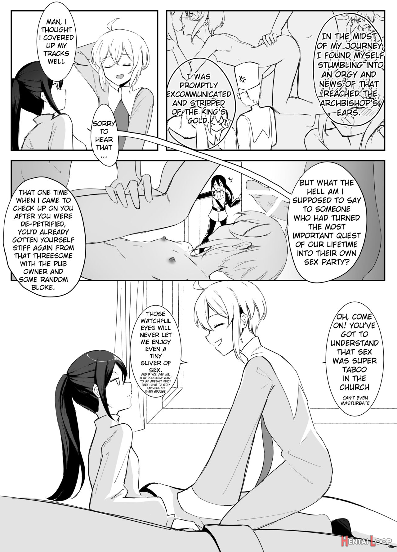 Crestfallen Futanari X Femboy Priest: Prepare To Cum Edition page 13