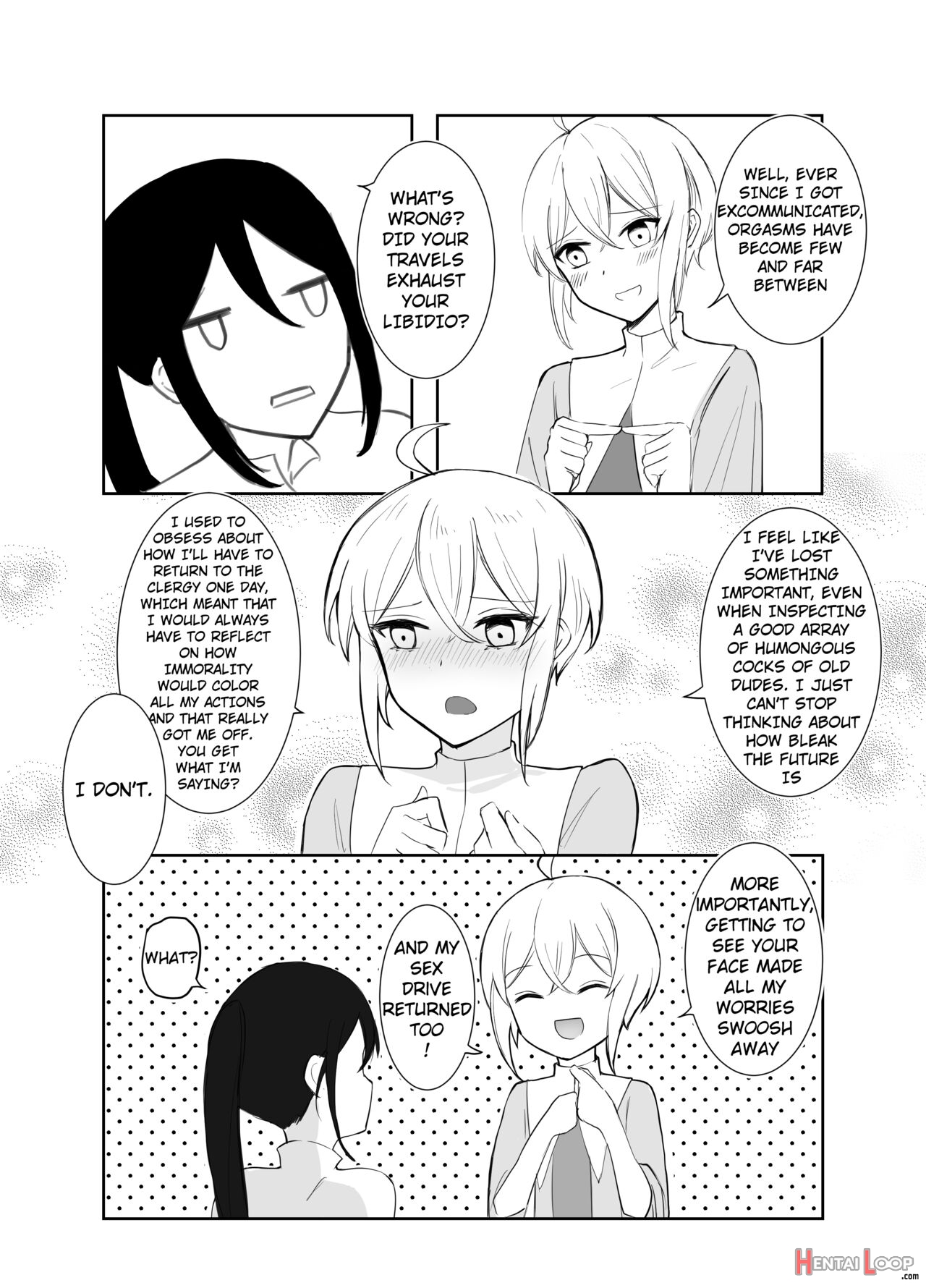 Crestfallen Futanari X Femboy Priest: Prepare To Cum Edition page 18