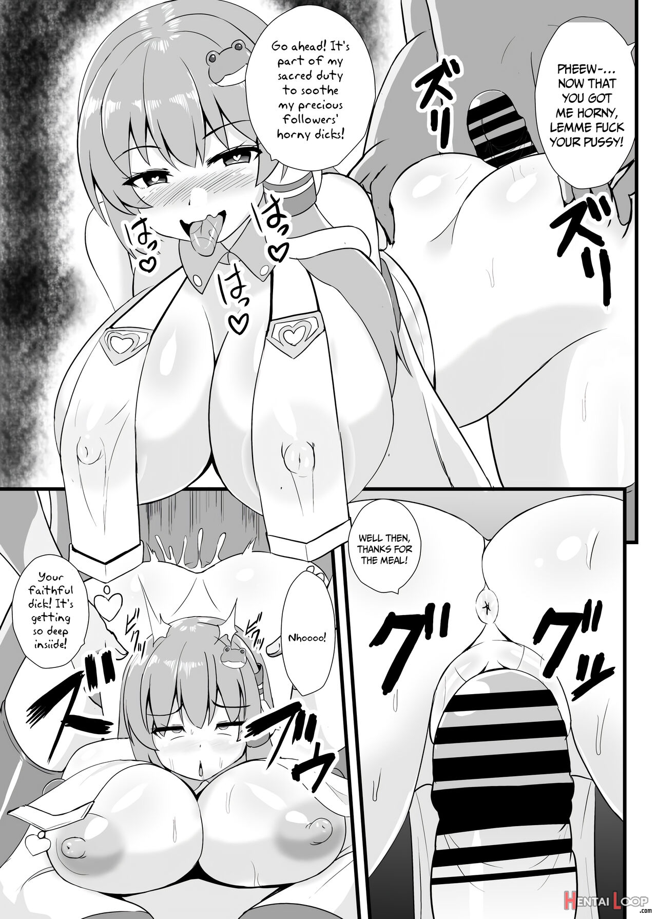 Cum-hypnotized Sanae-san page 8