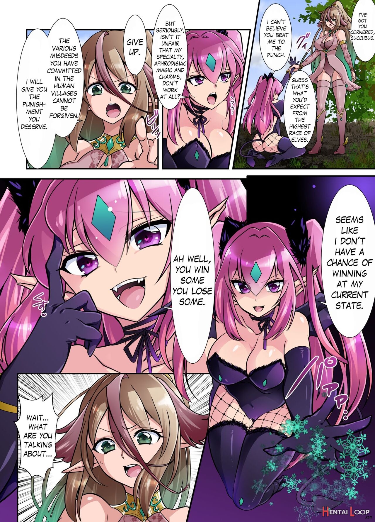 Elf Taken Over By Succubus Read hentai doujinshi for free at