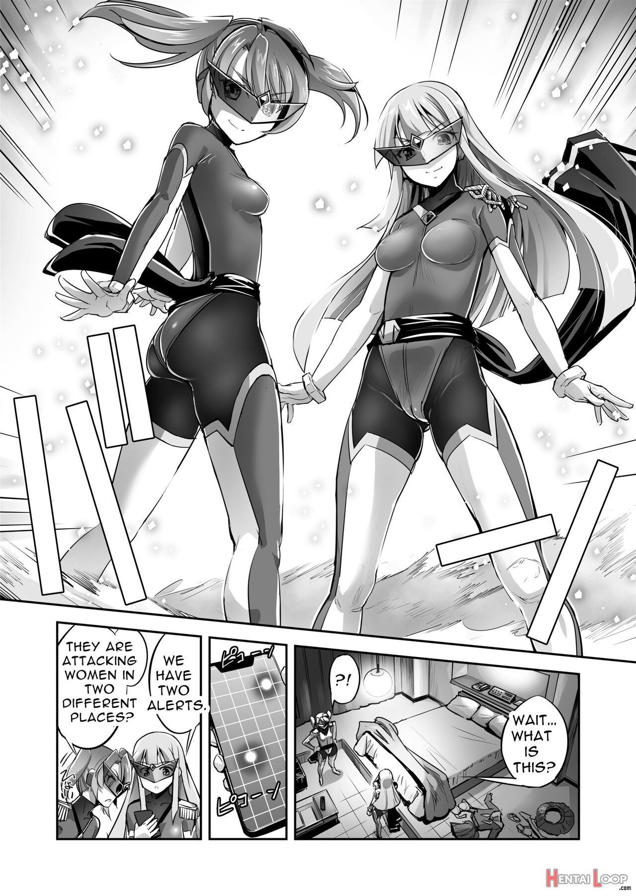 Enhyou Souki Twin Curely Yuri Heroine Wa Otoko No Chinpo Ni Haiboku Suru Zenpen page 9