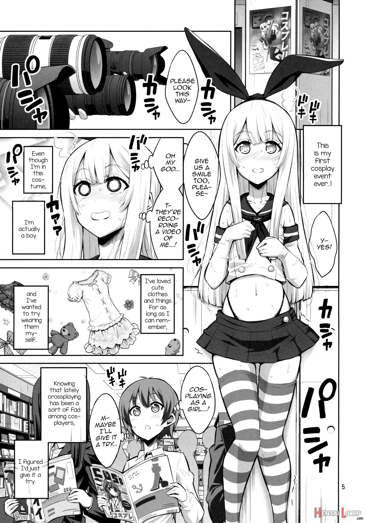 Futanari Onee-san X Otokonoko Cosplayer ♥ Mesu Ochi Choukyou page 2