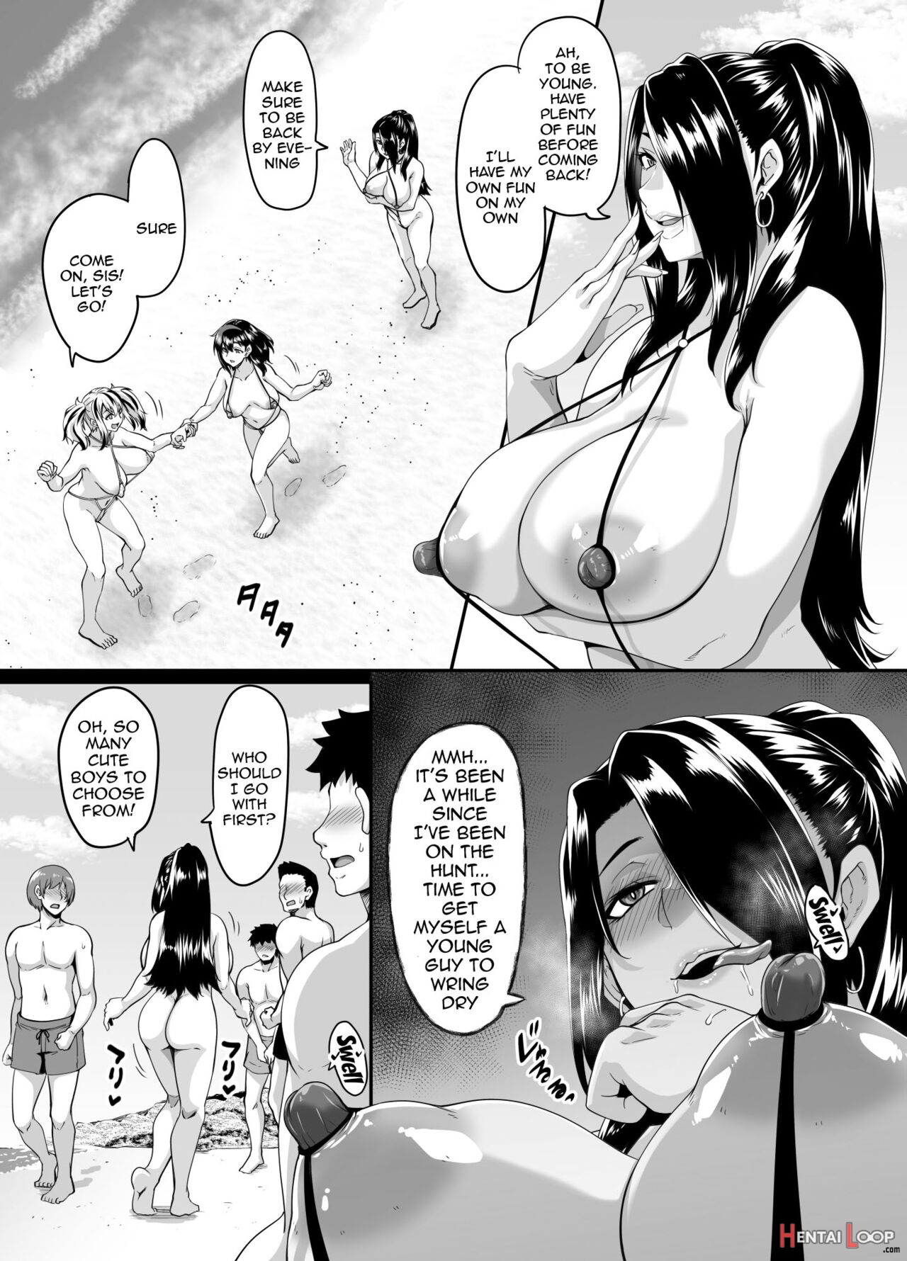 Going On A Family Vacation To The Beach Turns To Casual Sex ~onee-chan Edition~ page 5