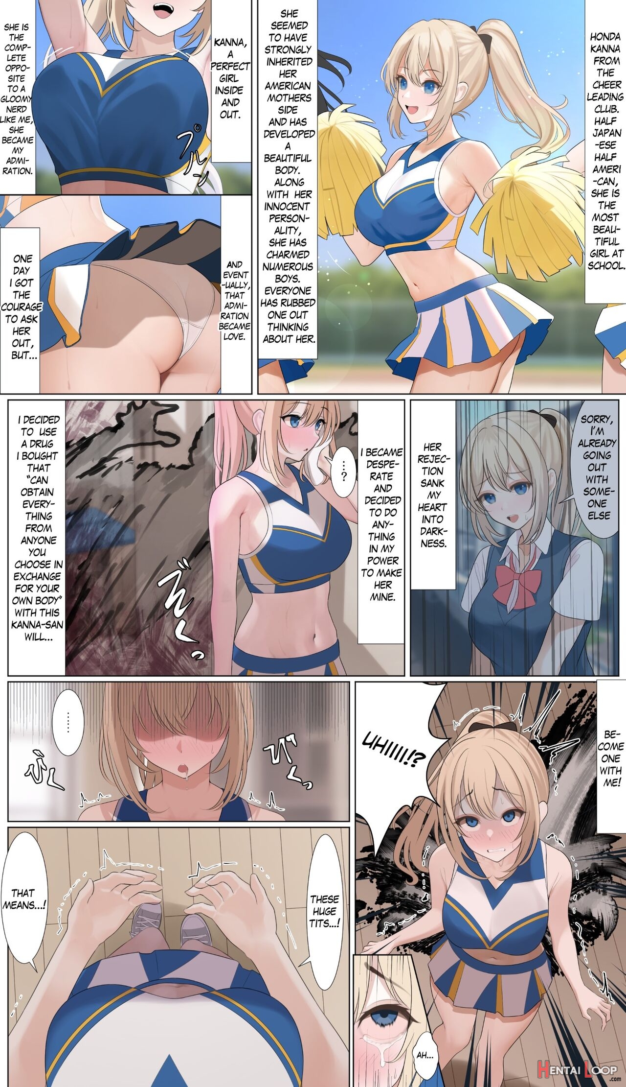 Half Cheerleader Possession Read hentai doujinshi for free at