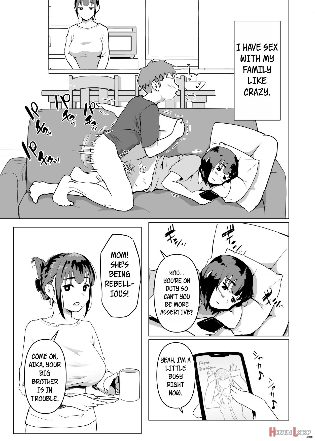 Read In My House, Family Sex Is The Norm - Read hentai doujinshi for free  at HentaiLoop