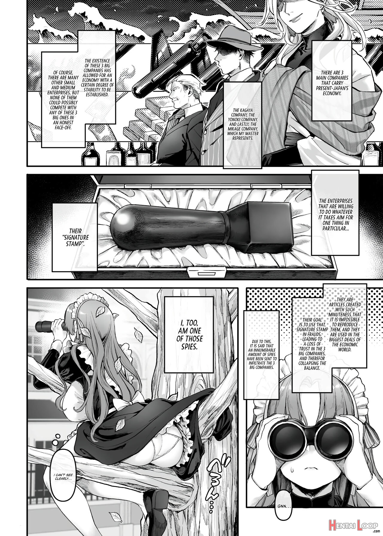 Infiltrate! Debt Repayment Rta Of A Spy On The Brink ~the Crossdressing Maid And The Oni Boss~ page 9