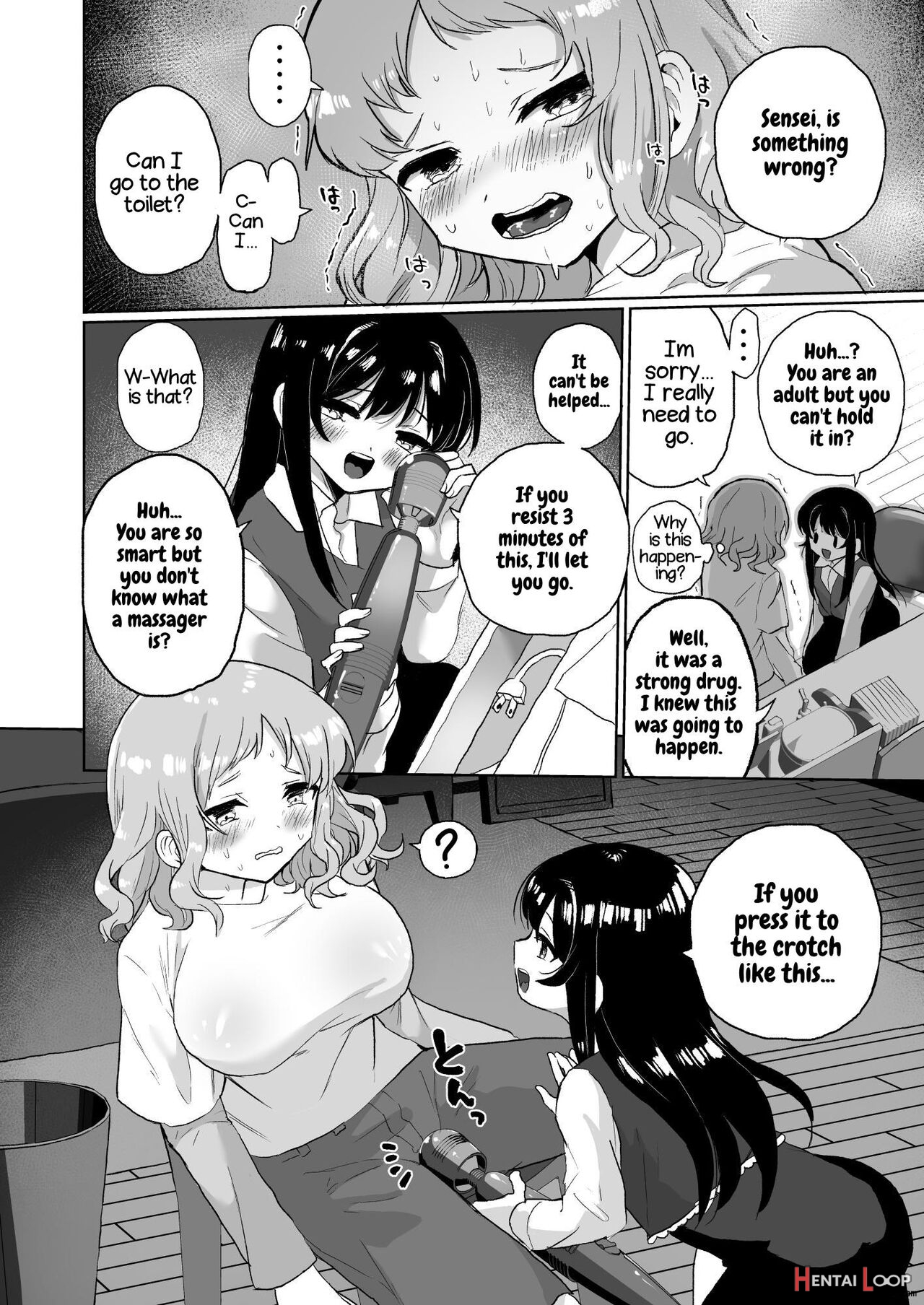 Joshidaisei Kateikyoushi, Psycho Les Gaki Ni Haibokushi Choukyou Sareru page 12