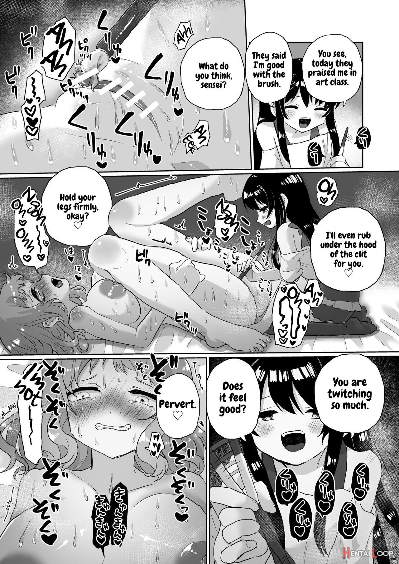 Joshidaisei Kateikyoushi, Psycho Les Gaki Ni Haibokushi Choukyou Sareru page 31