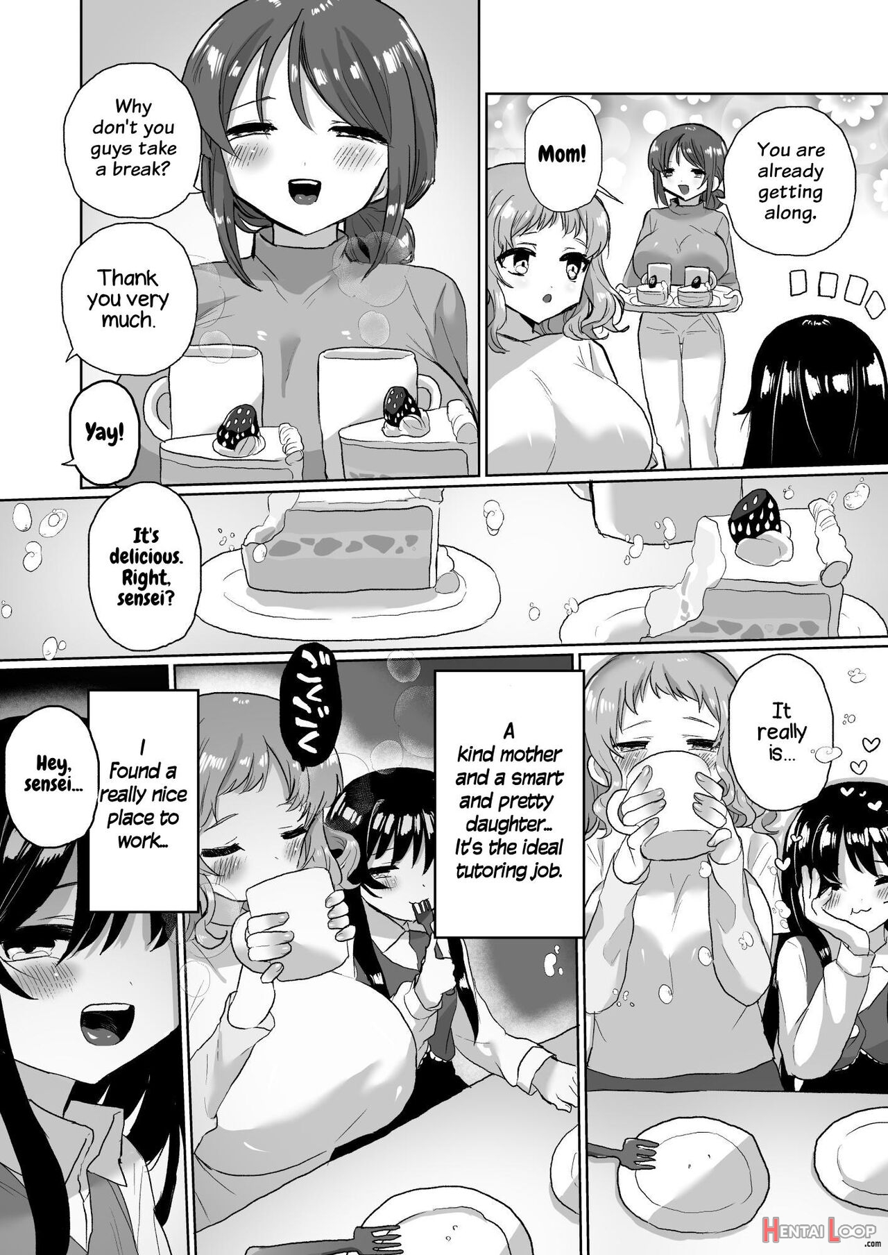 Joshidaisei Kateikyoushi, Psycho Les Gaki Ni Haibokushi Choukyou Sareru page 8