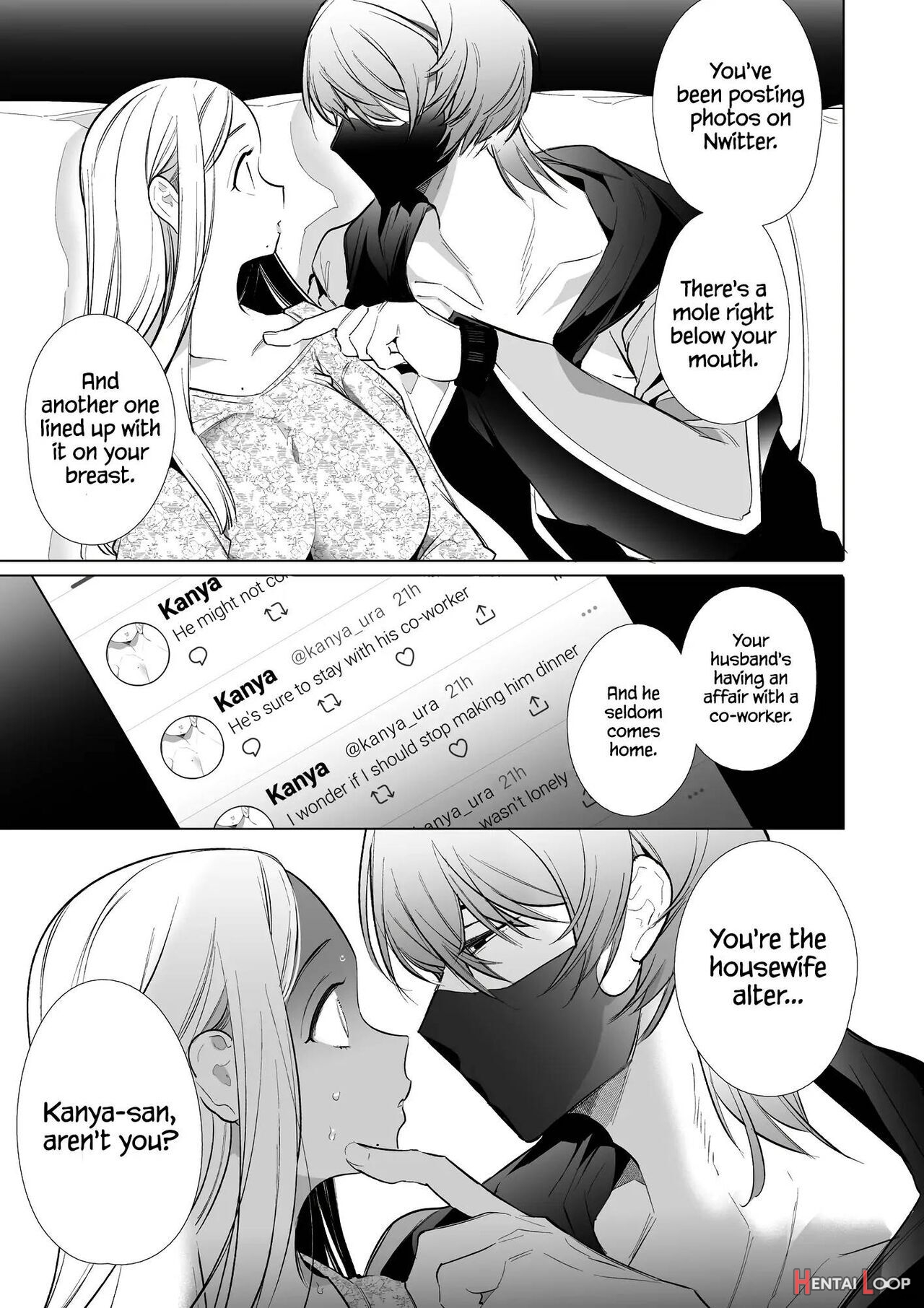 Kana-san Ntr ~ Degradation Of A Housewife By A Guy In An Alter Account ~ – Decensored page 18